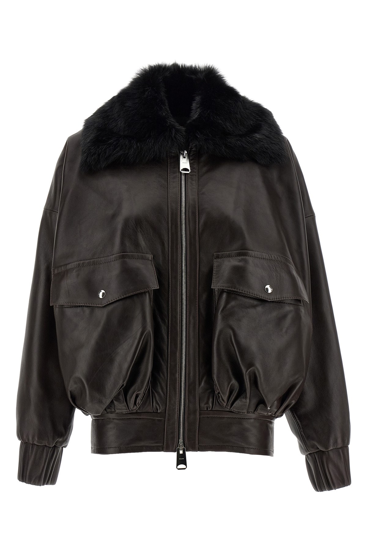 Khaite Daemon Jacket In Brown