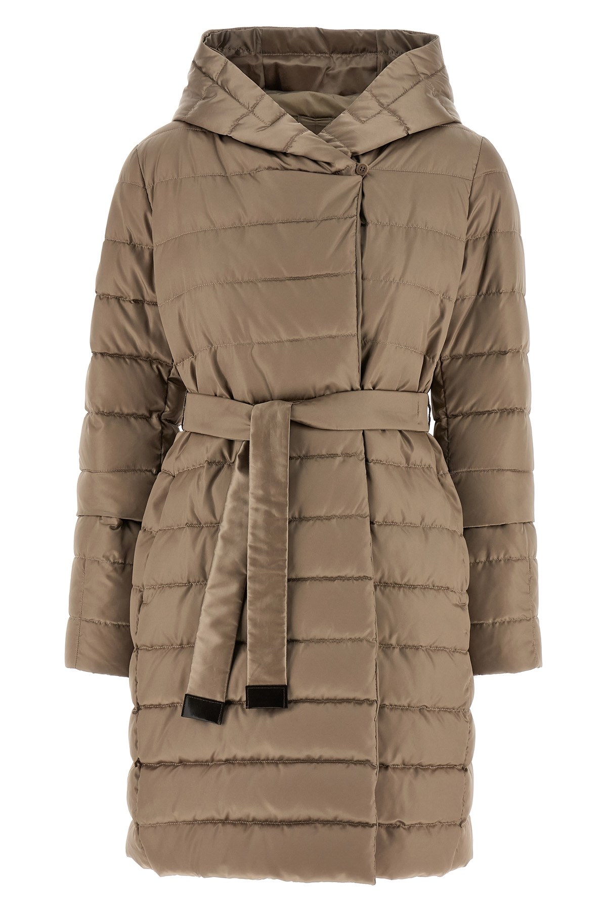 Max Mara The Cube 'novef' Reversible Down Jacket In Sand