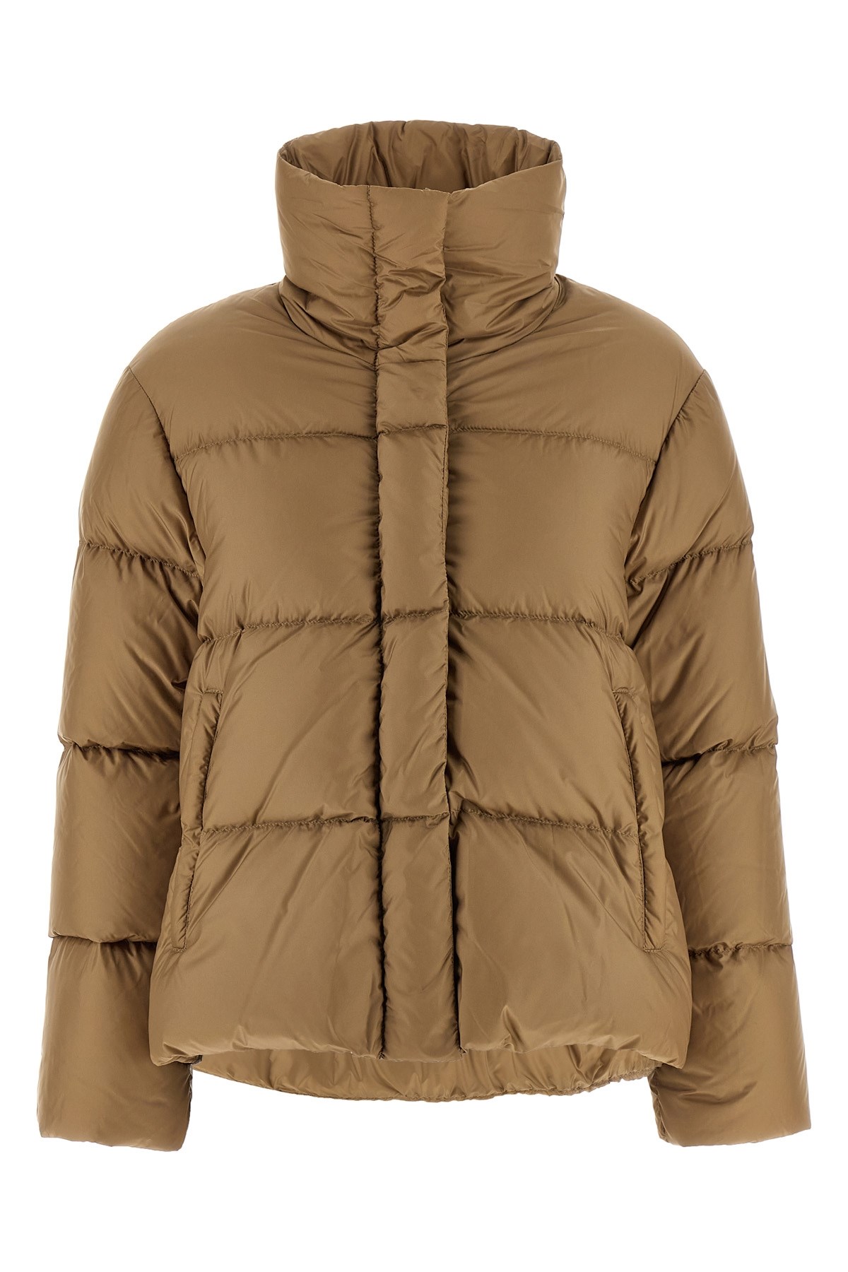Max Mara The Cube 'seica' Down Jacket In Brown