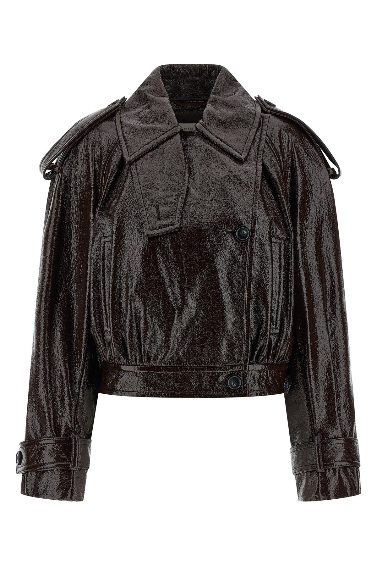 Sportmax Beta1234 Trench Coat In Brown