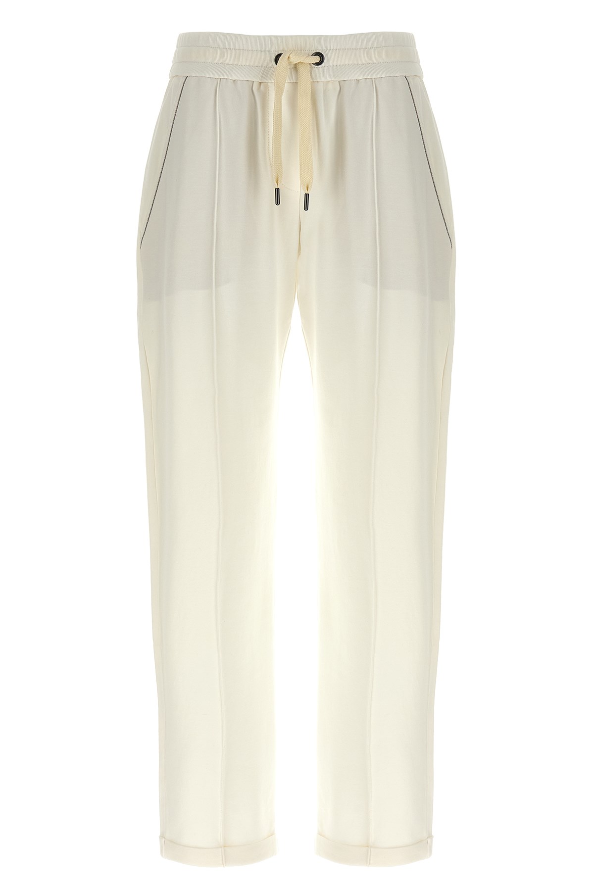 Brunello Cucinelli Women Monile Joggers In White