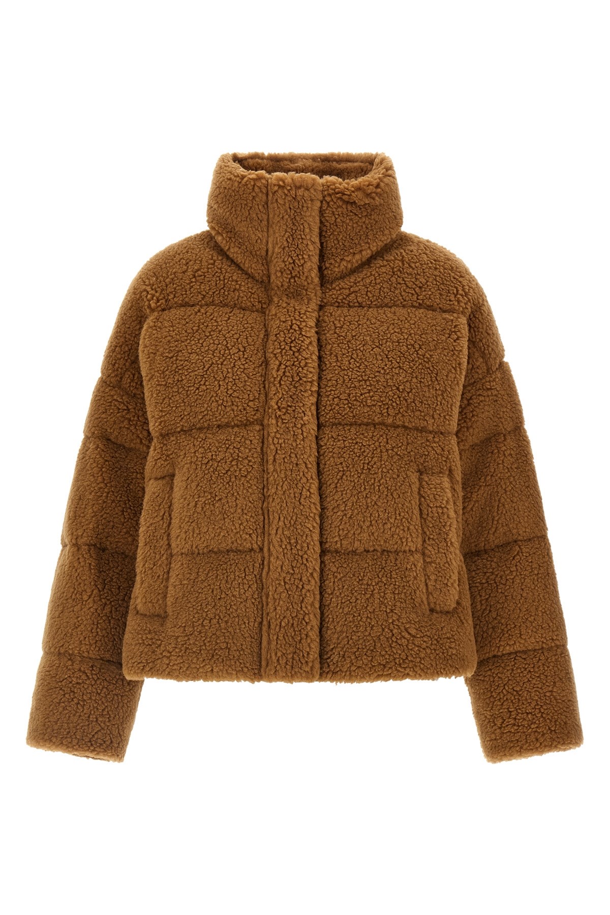 Weekend Max Mara 'alfredo' Down Jacket In Brown