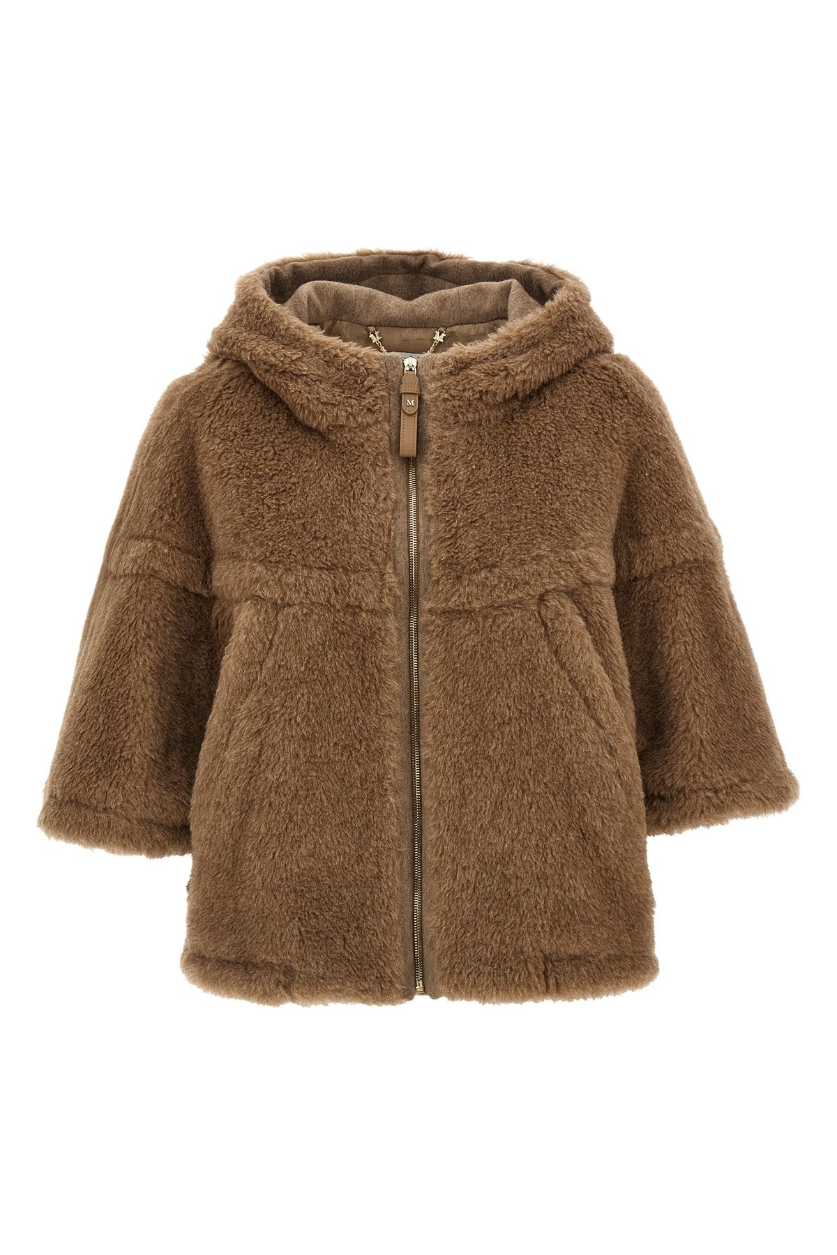 Max Mara 'petalo4' Cape In Brown