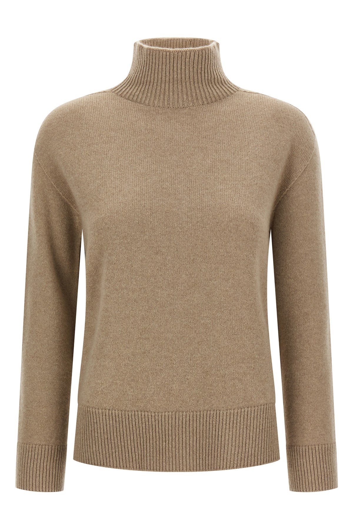 Max Mara 'quercia' Turtleneck Sweater In Neutral