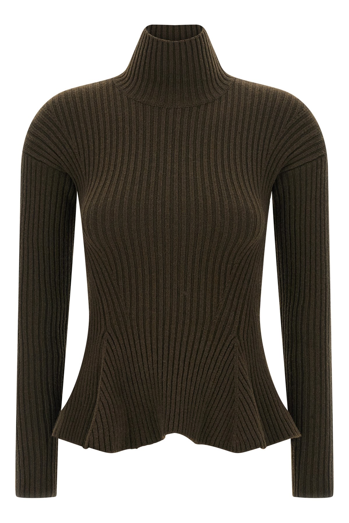 Max Mara Bolsena1234 Turtleneck Sweater In Green