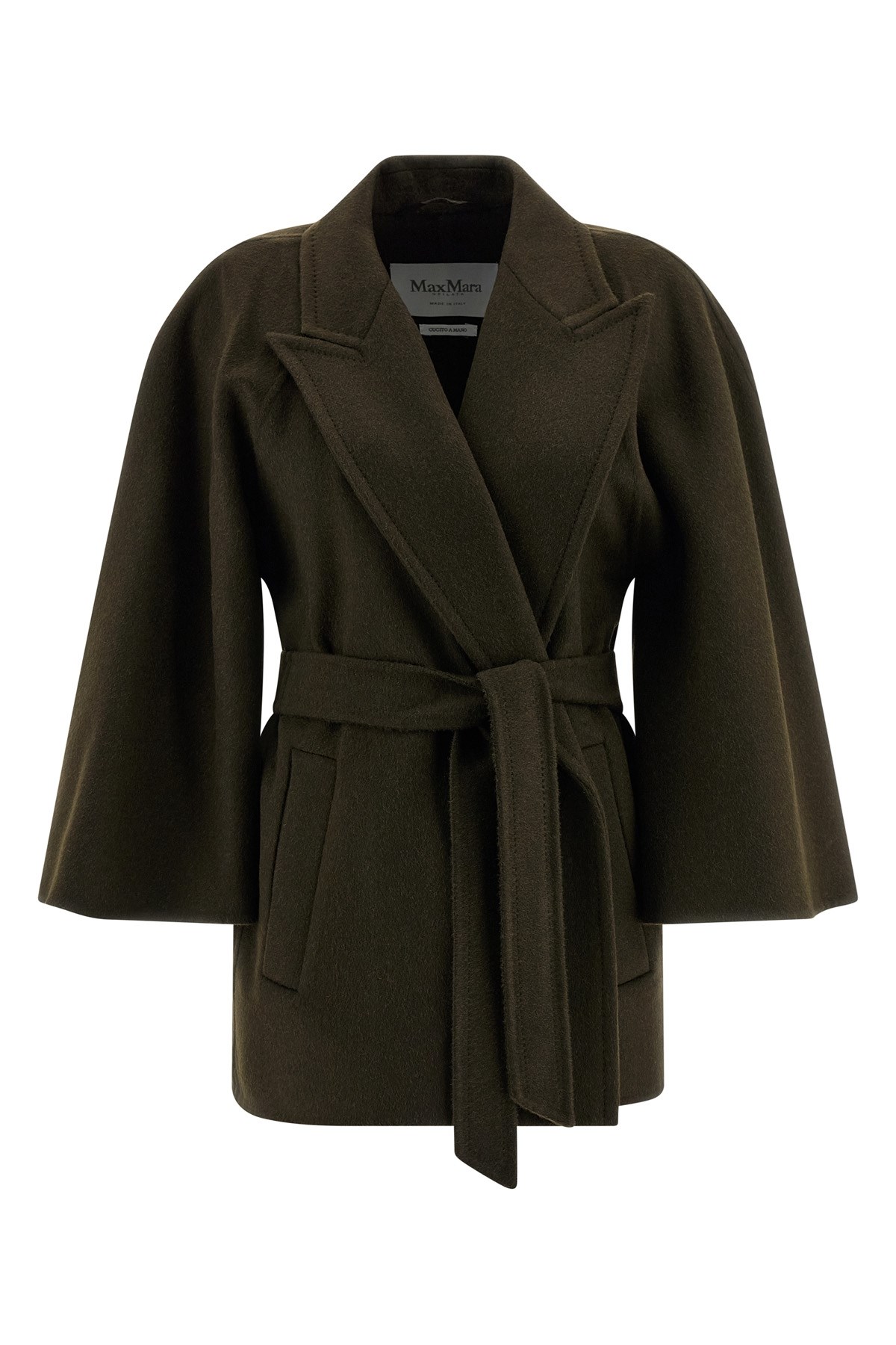 Max Mara Verna Coat In Green