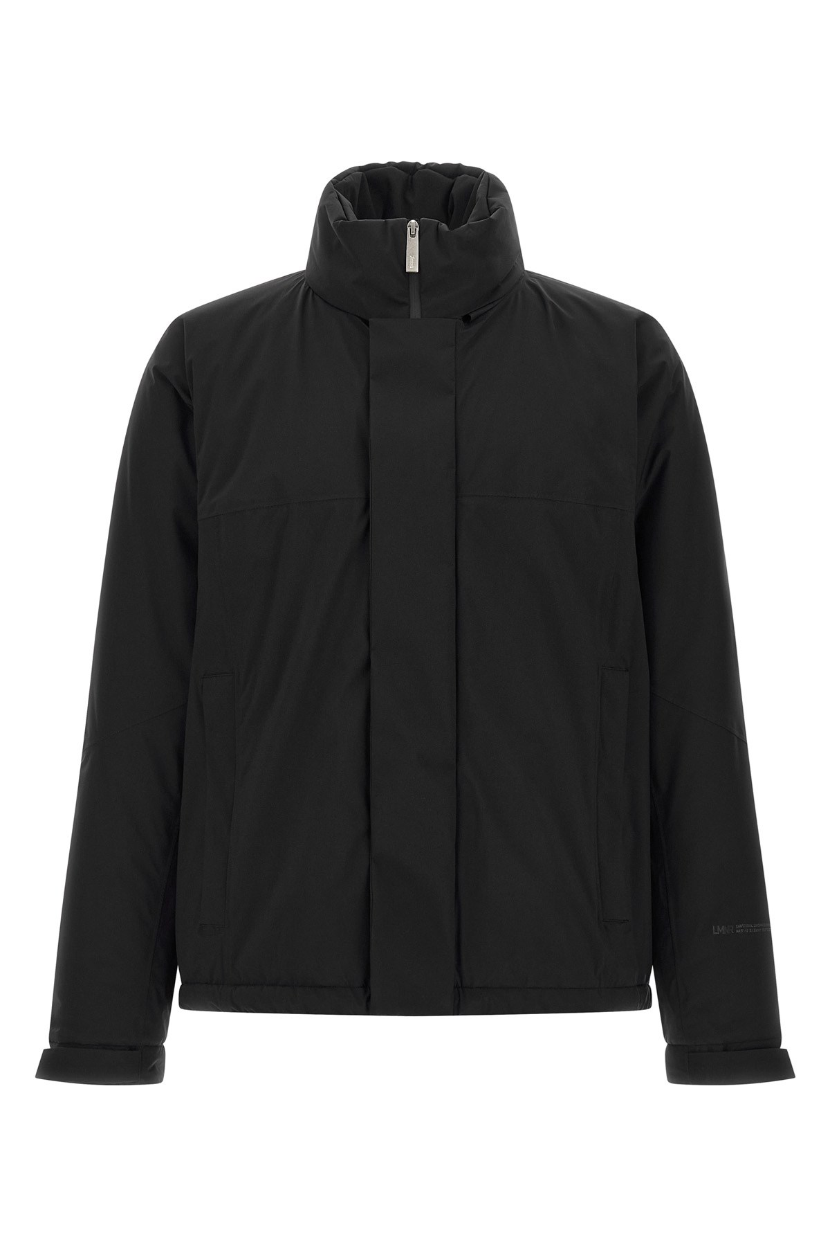 Laminar Gore-tex Removable-hood Padded Jacket In Black
