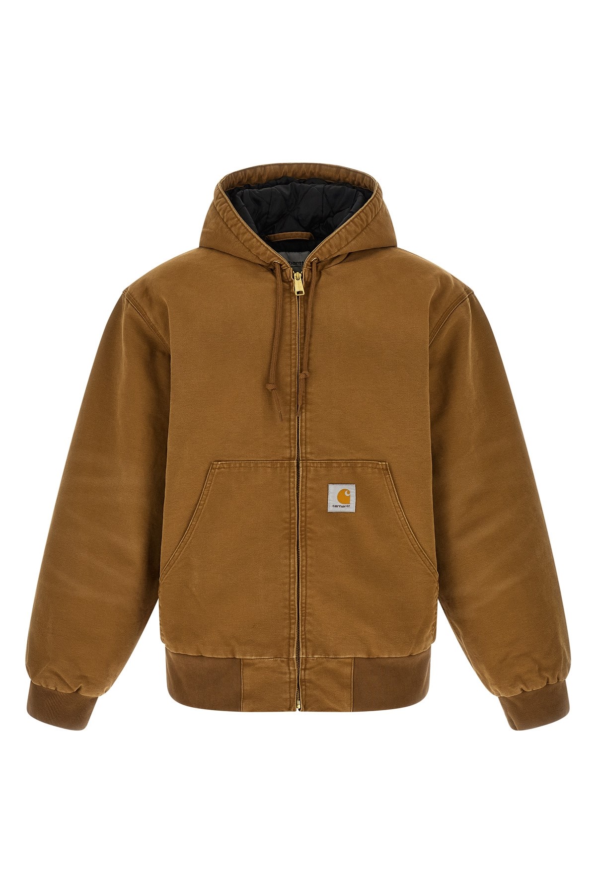 Carhartt Og Active Puffer Jackets Beige In Brown