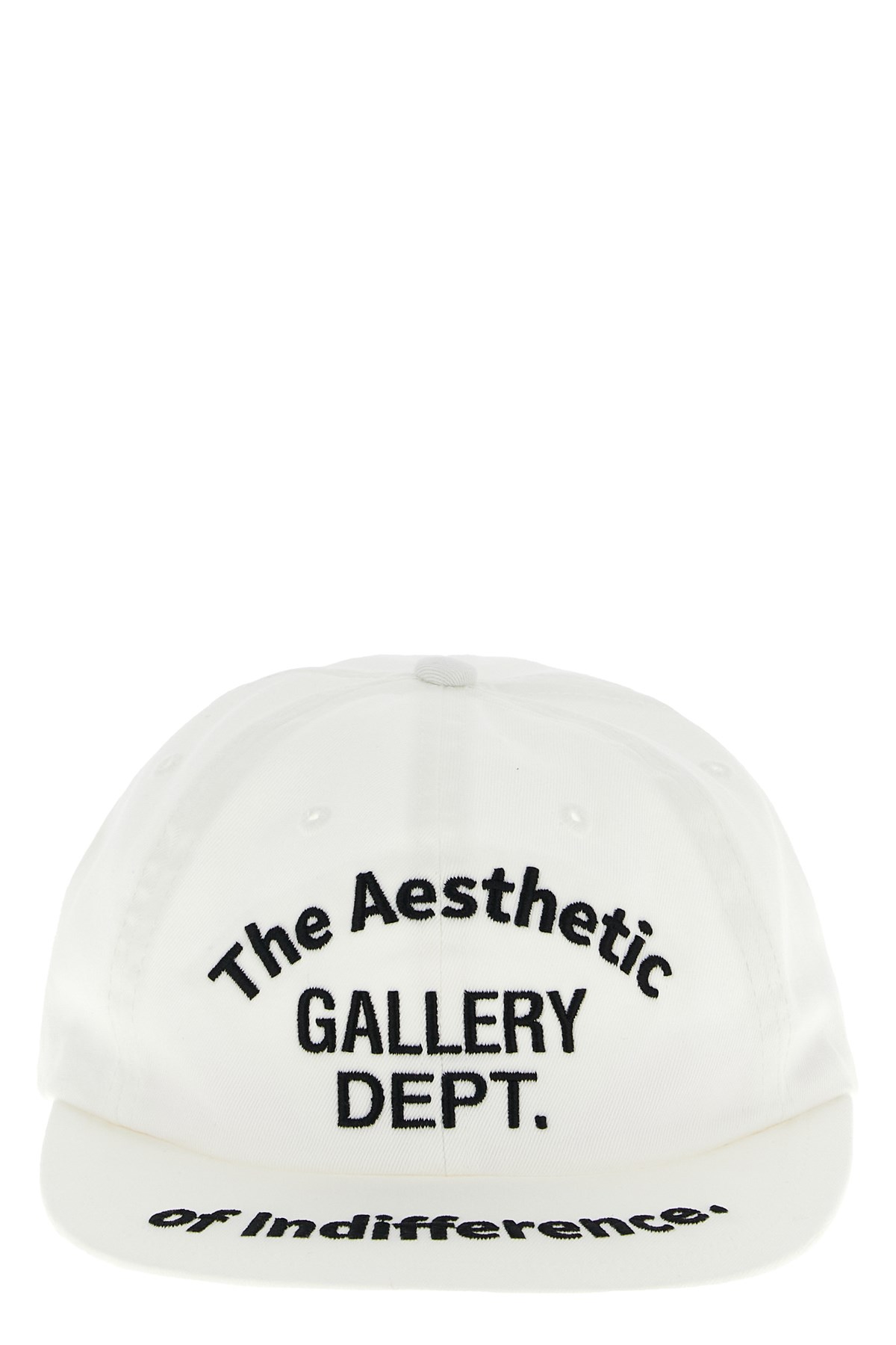 Gallery Dept. Indifference Aesthetic Curved Brim Cap In White