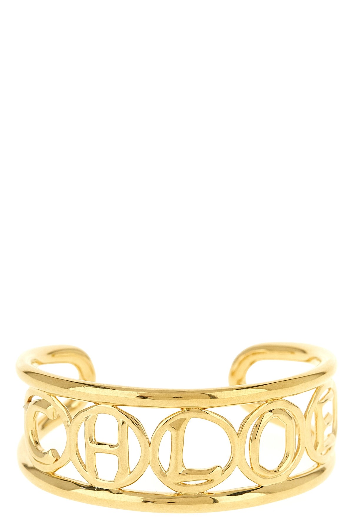 Chloé Script Bracelet In Gold