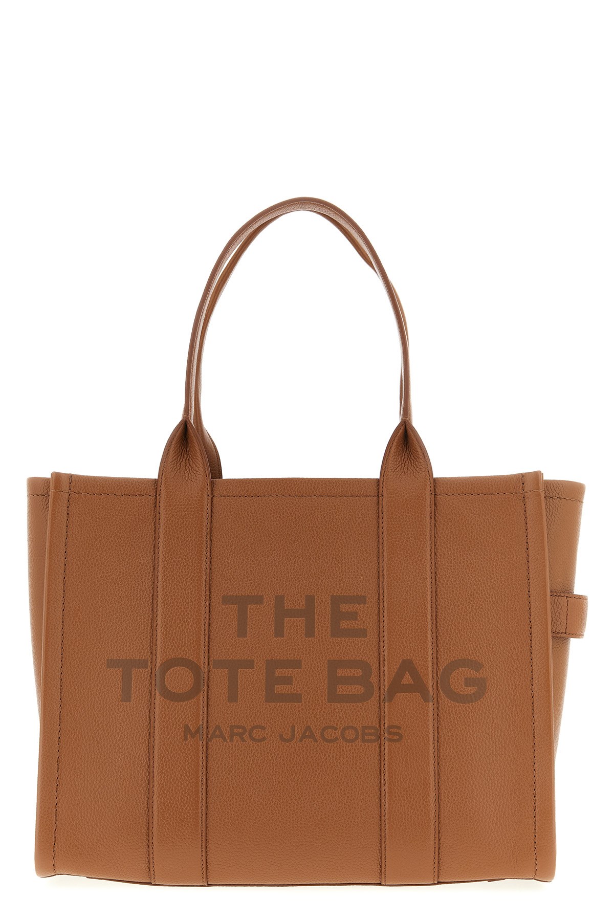 Marc Jacobs 'the Leather Large Tote' Shopping Bag In Brown