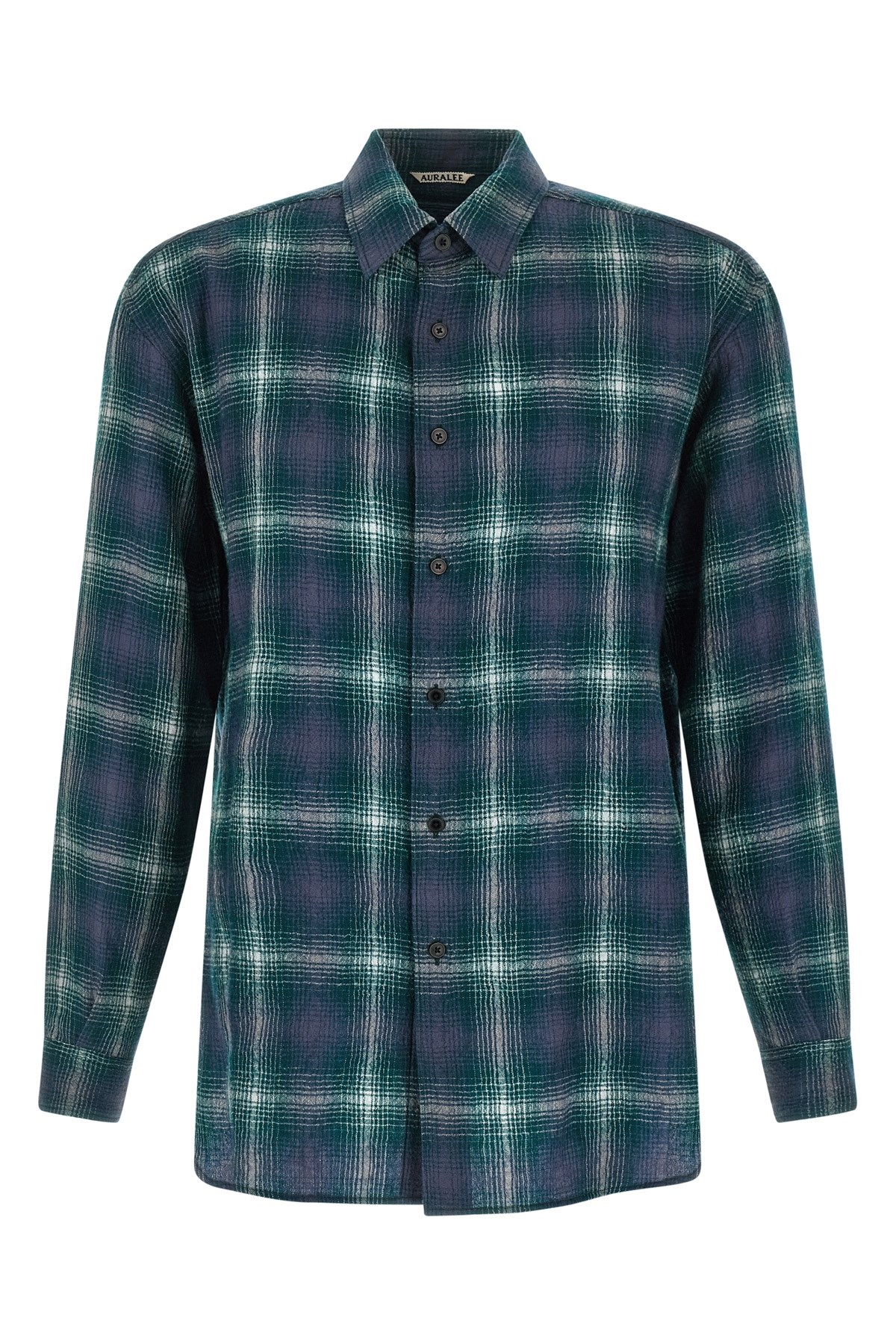 AURALEE Camicia 'Airy Wool Check'