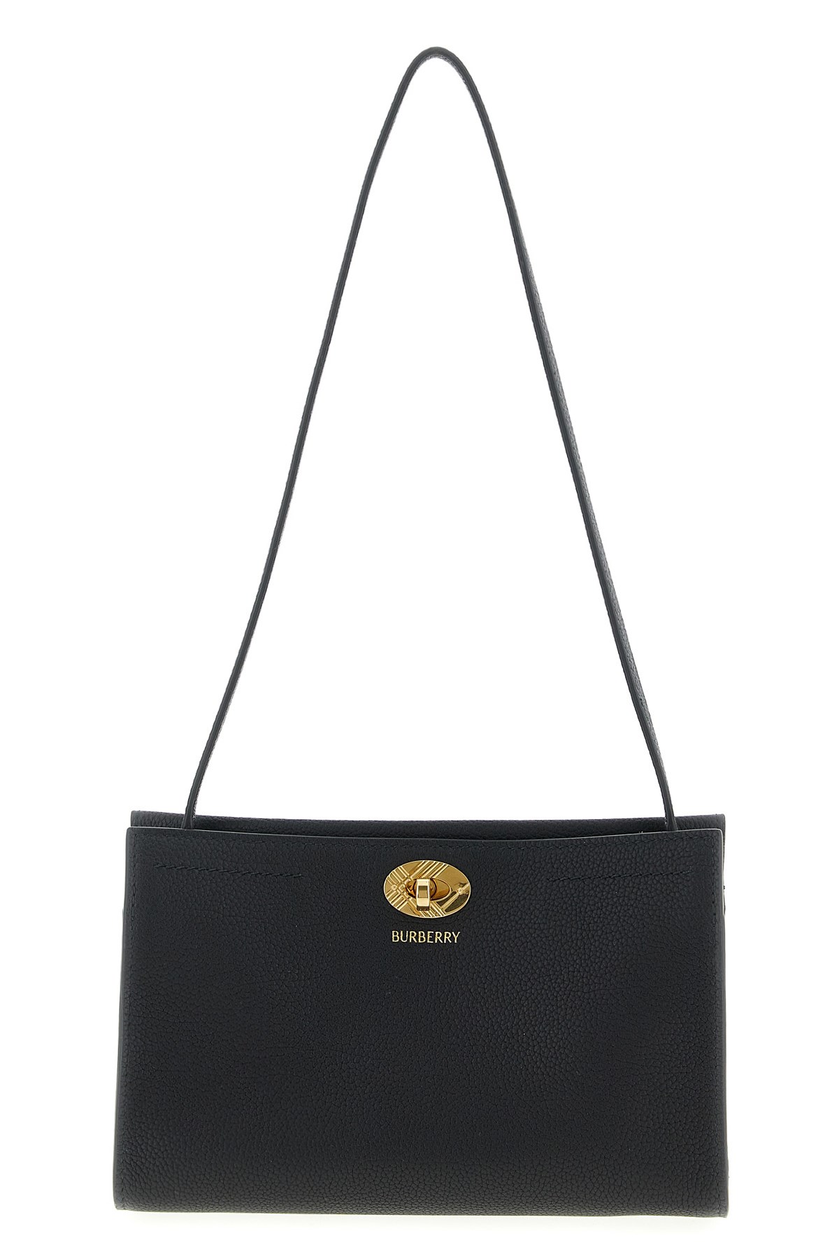 Burberry Cotswolds Shoulder Strap Clutch Bag In Black