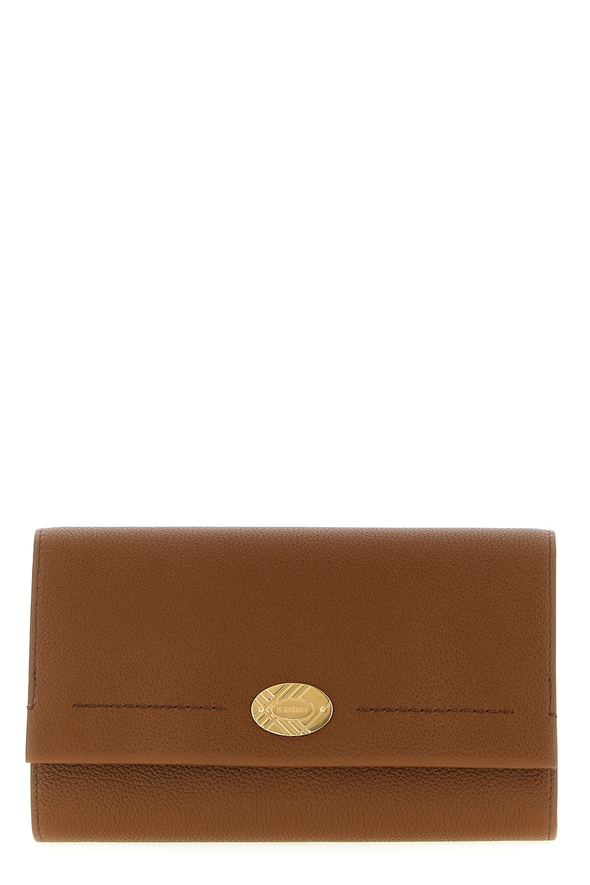 Burberry Cotswolds Wallet On Chain In Brown