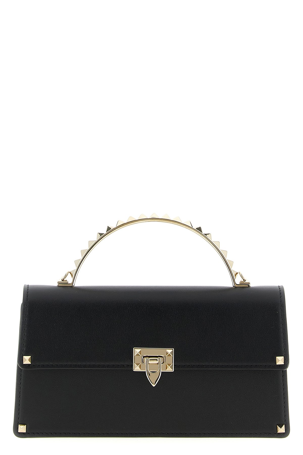 Valentino Garavani Rockstud Mini Handbag In Black