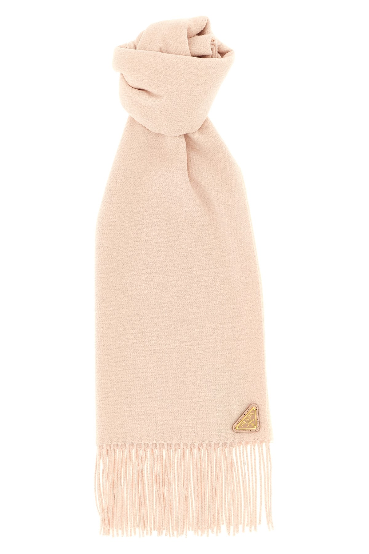 Prada Silk And Cashmere Scarf In Pink