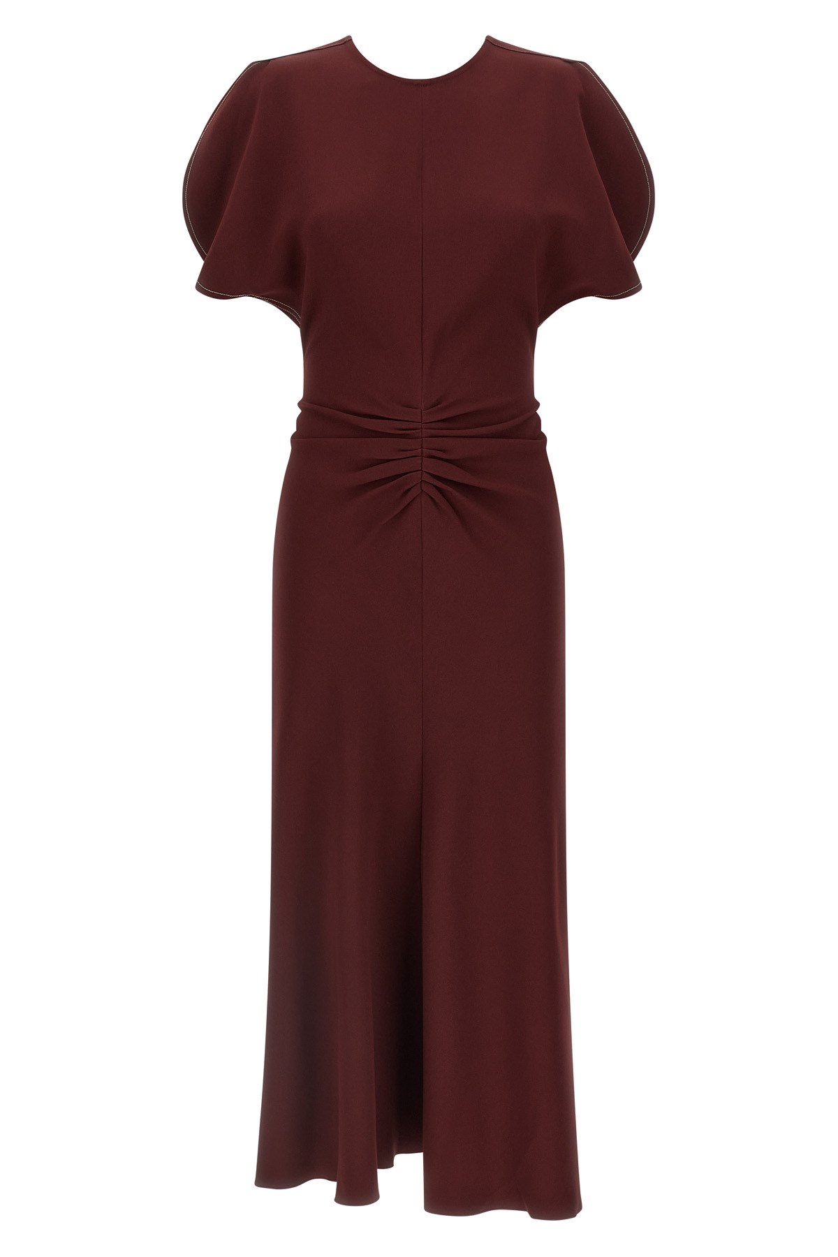 Victoria Beckham Isabella Dresses Bordeaux In Burgundy