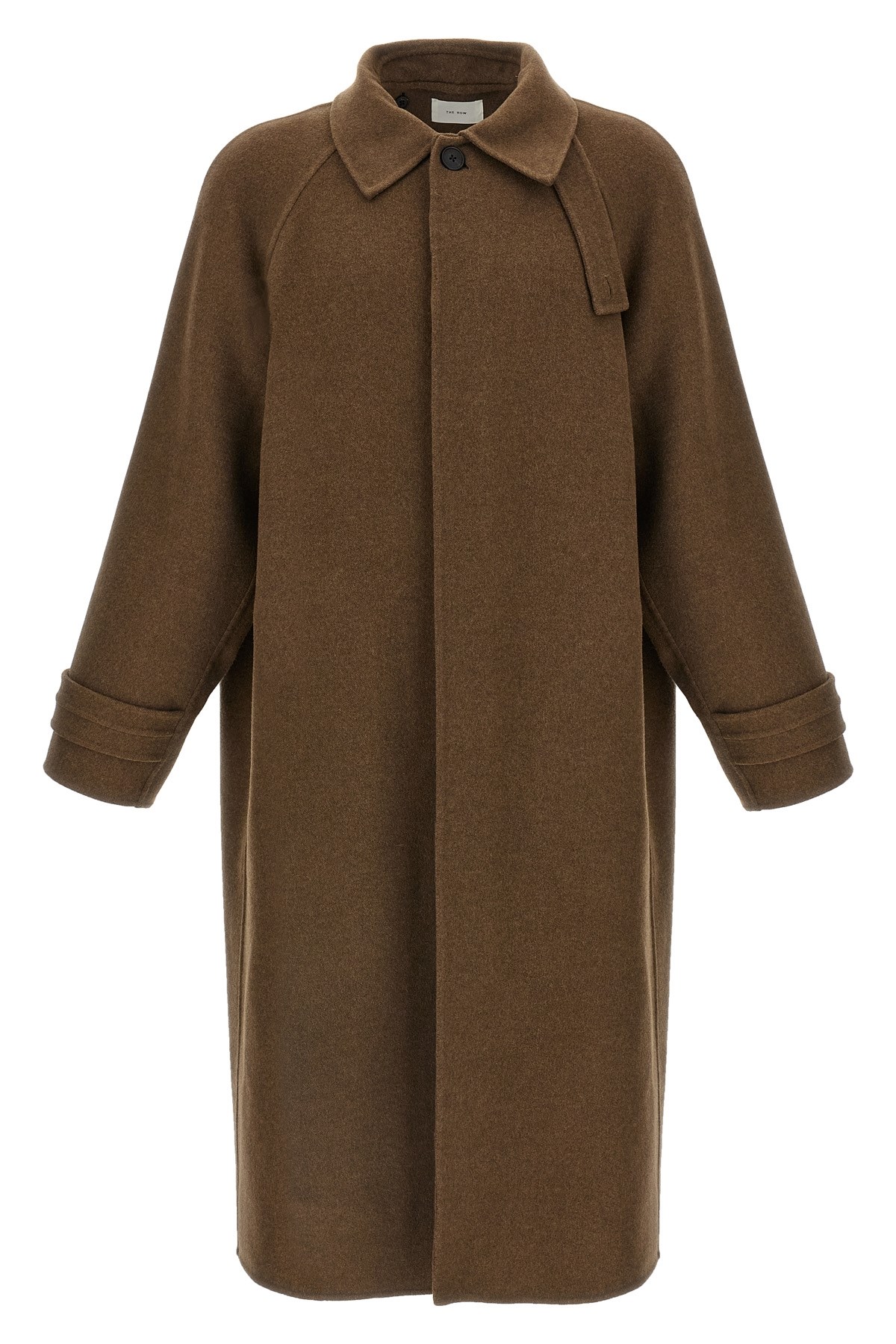 The Row 'kenet' Coat In Brown