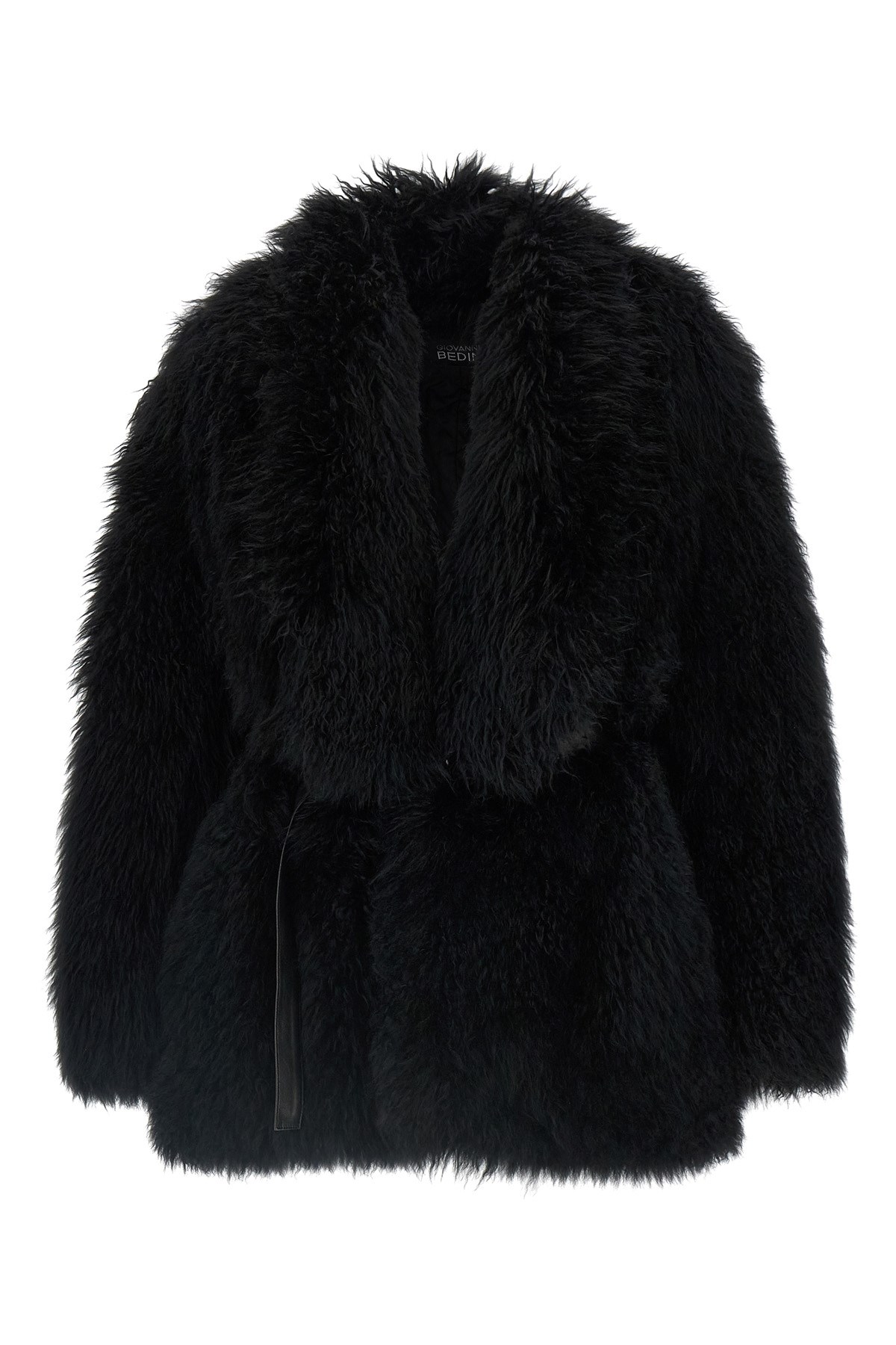 Giovanni Bedin Long-haired Fur In Black
