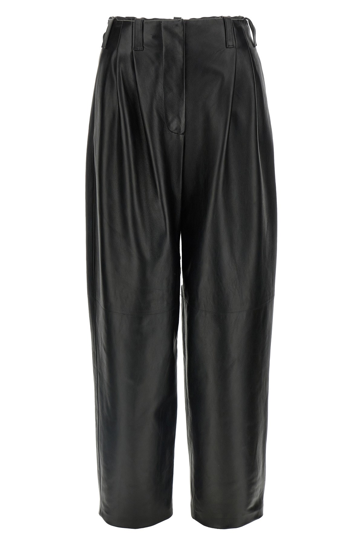 Givenchy Leather Pants In Black