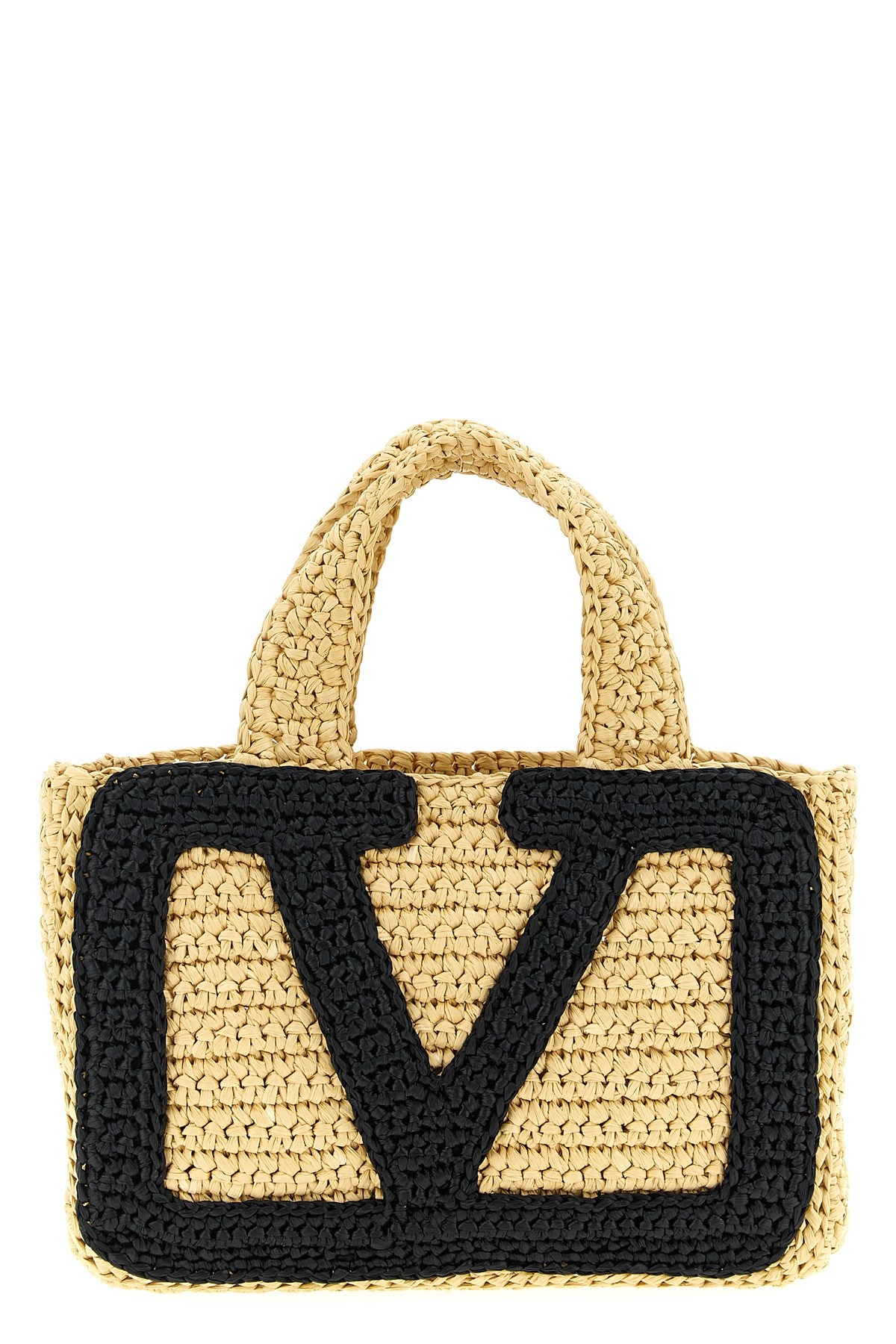 Valentino Garavani Vivasuperstar Small Shopping Bag In Yellow
