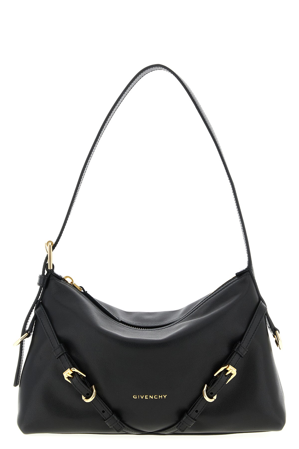 Givenchy Women Voyou Mini Bag In Shiny Leather In Black