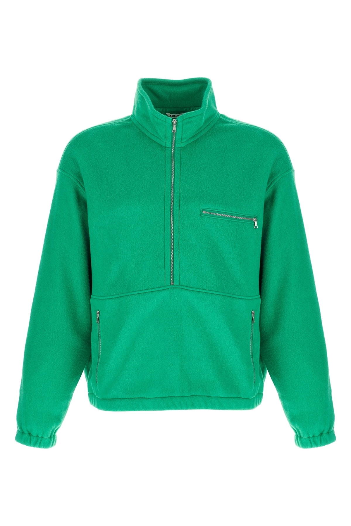 AURALEE スウェット ライムグリーン Auralee Half zip sweater available on julian-fashion.com - 324761 - US