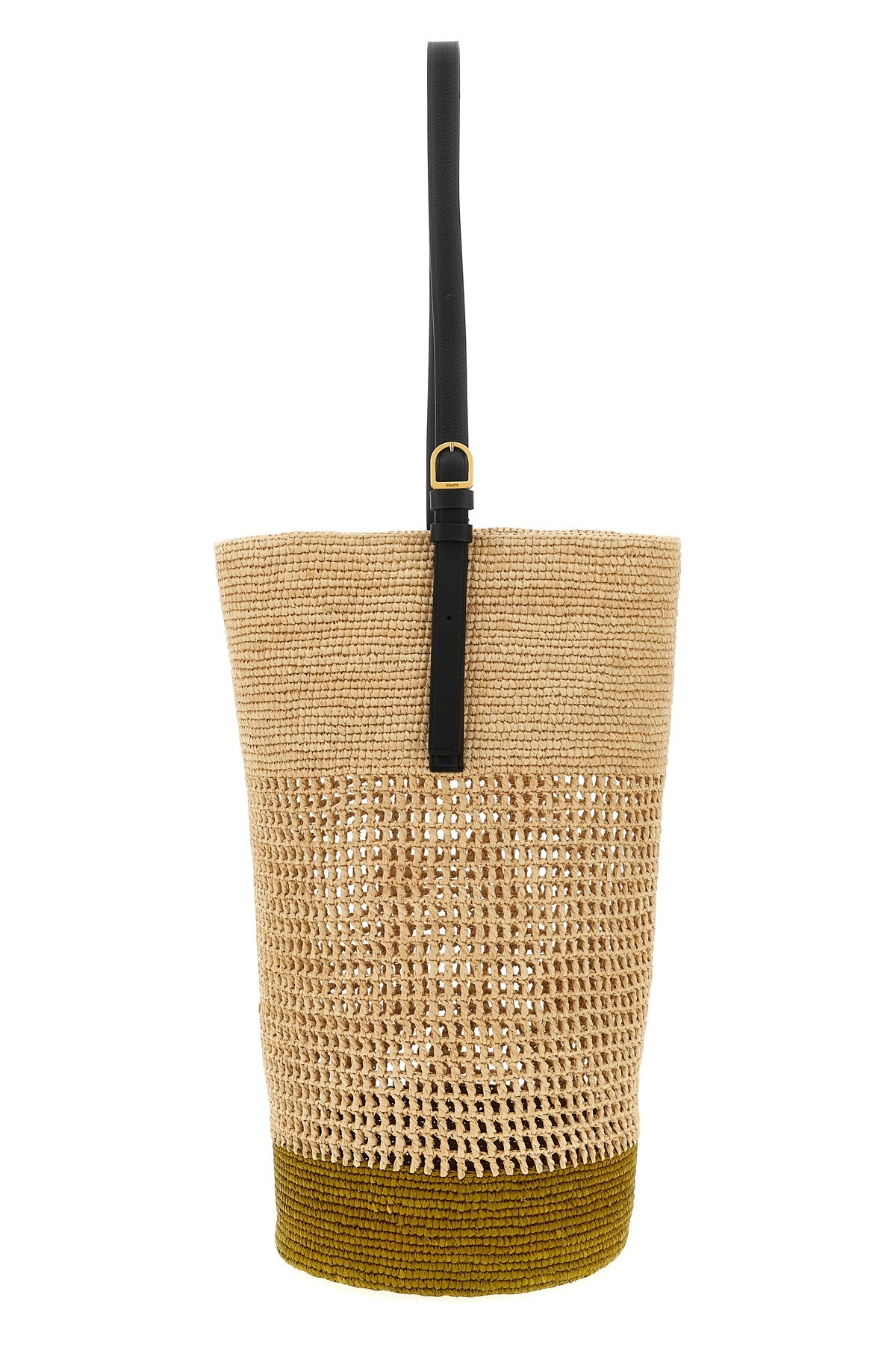 Khaite 'billie' Large Bucket Bag In Neutral