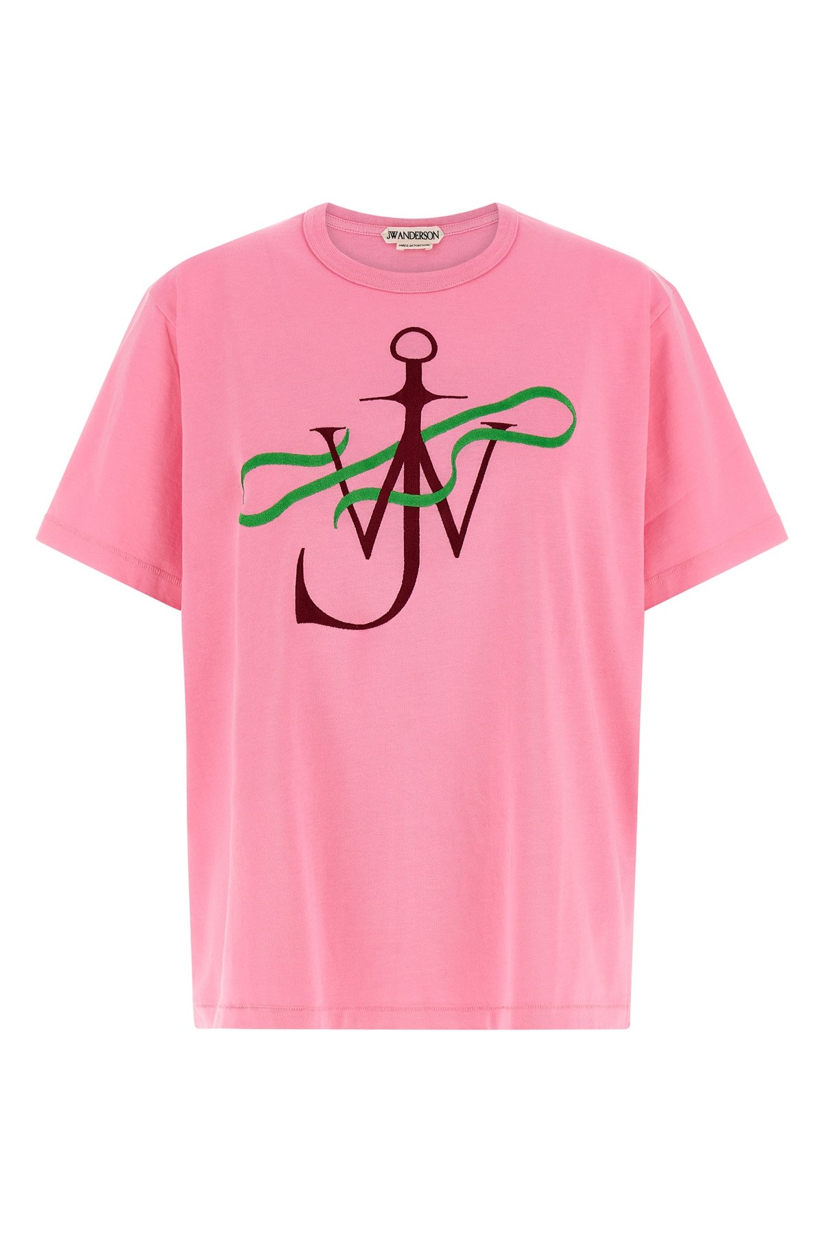 Jw Anderson J. W.anderson 'ribbon Anchor' T-shirt In Pink