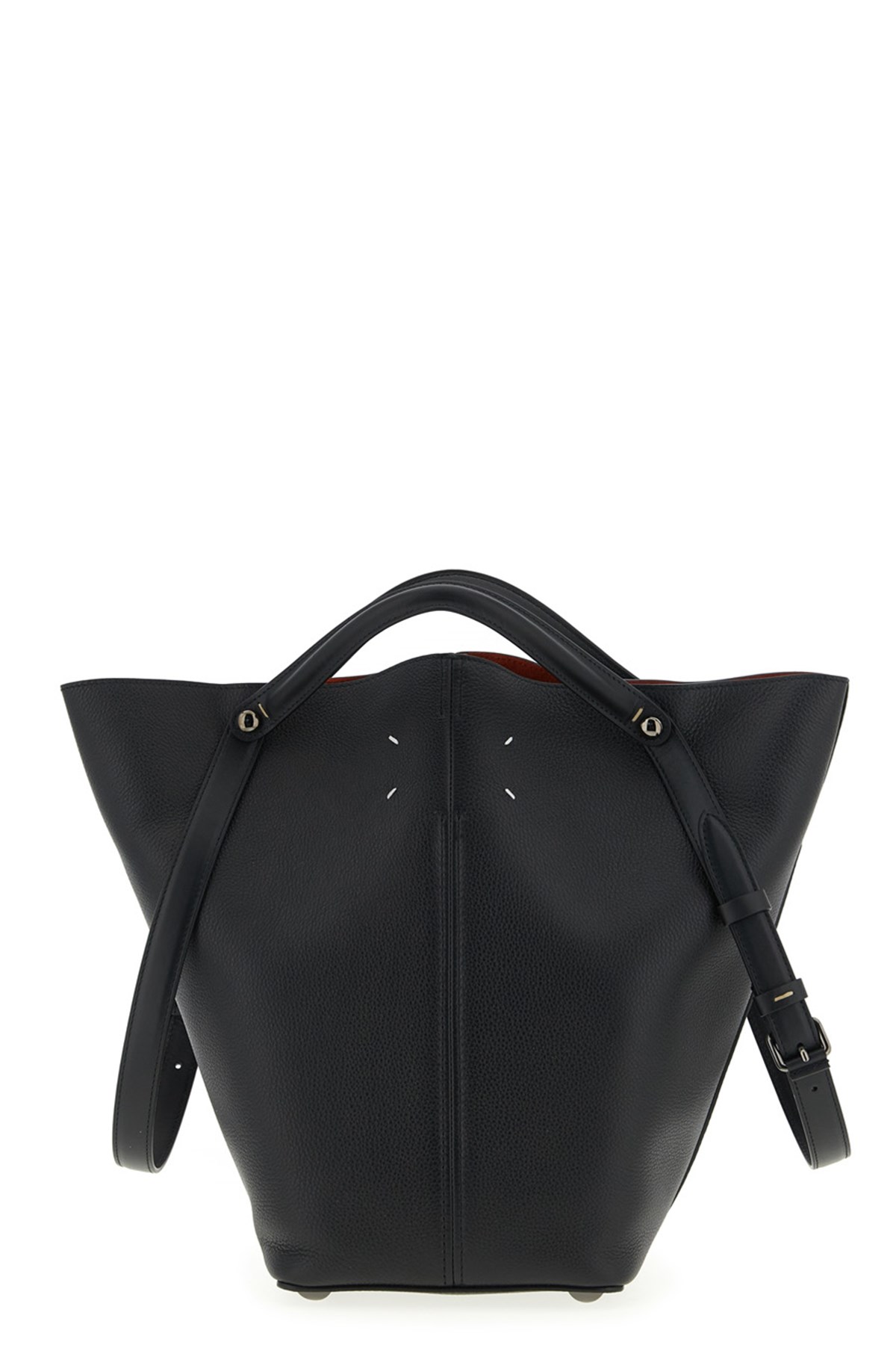 Maison Margiela Dress-age Medium Handbag In Black