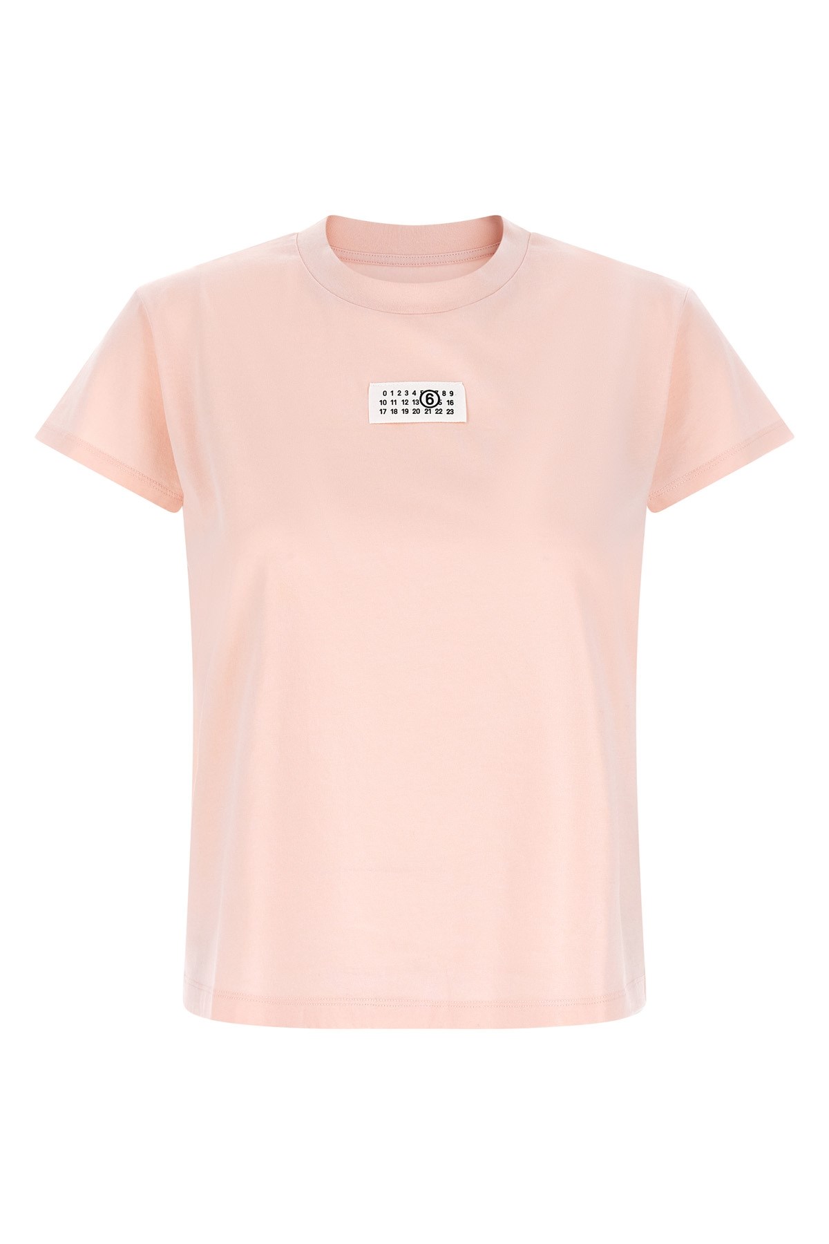 Mm6 Maison Margiela Numeric Signature Mm6 T-shirt In Pink
