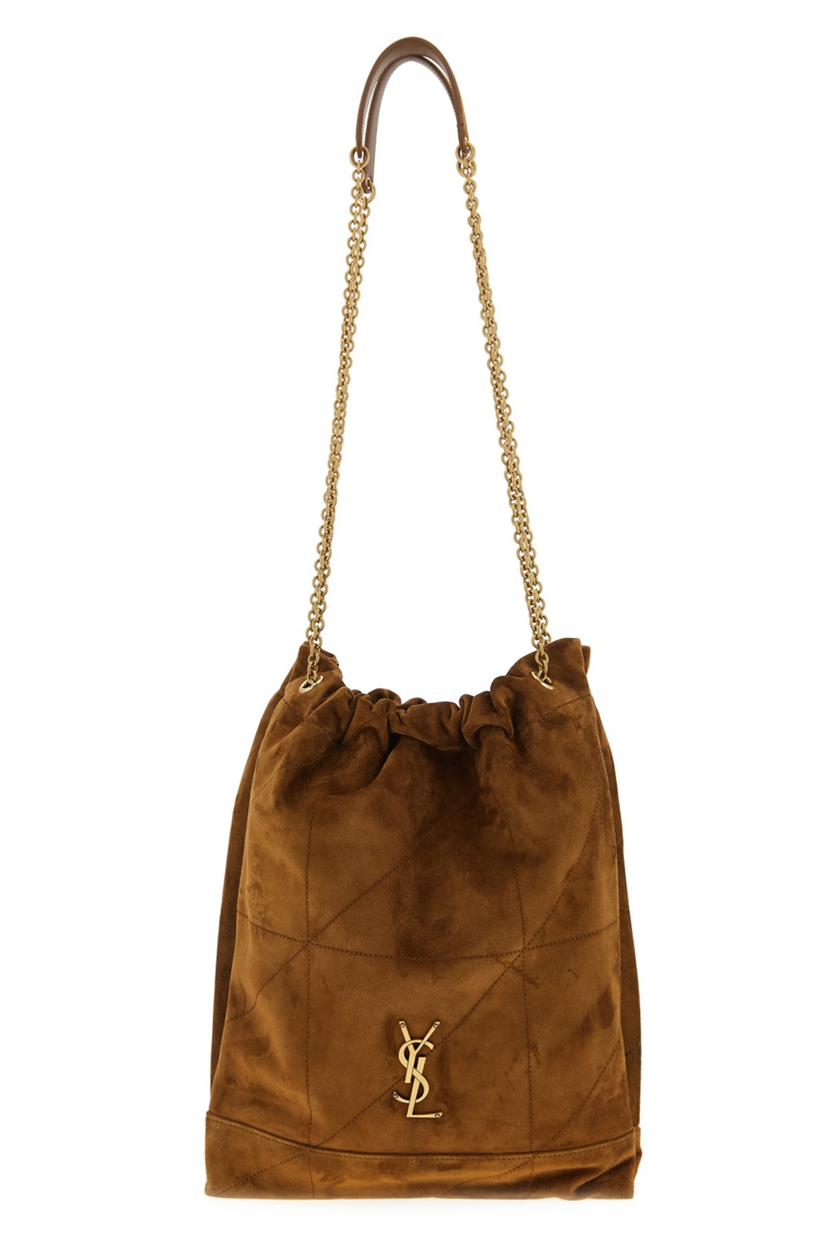 Saint Laurent 'jamie' Small Crossbody Bag In Brown
