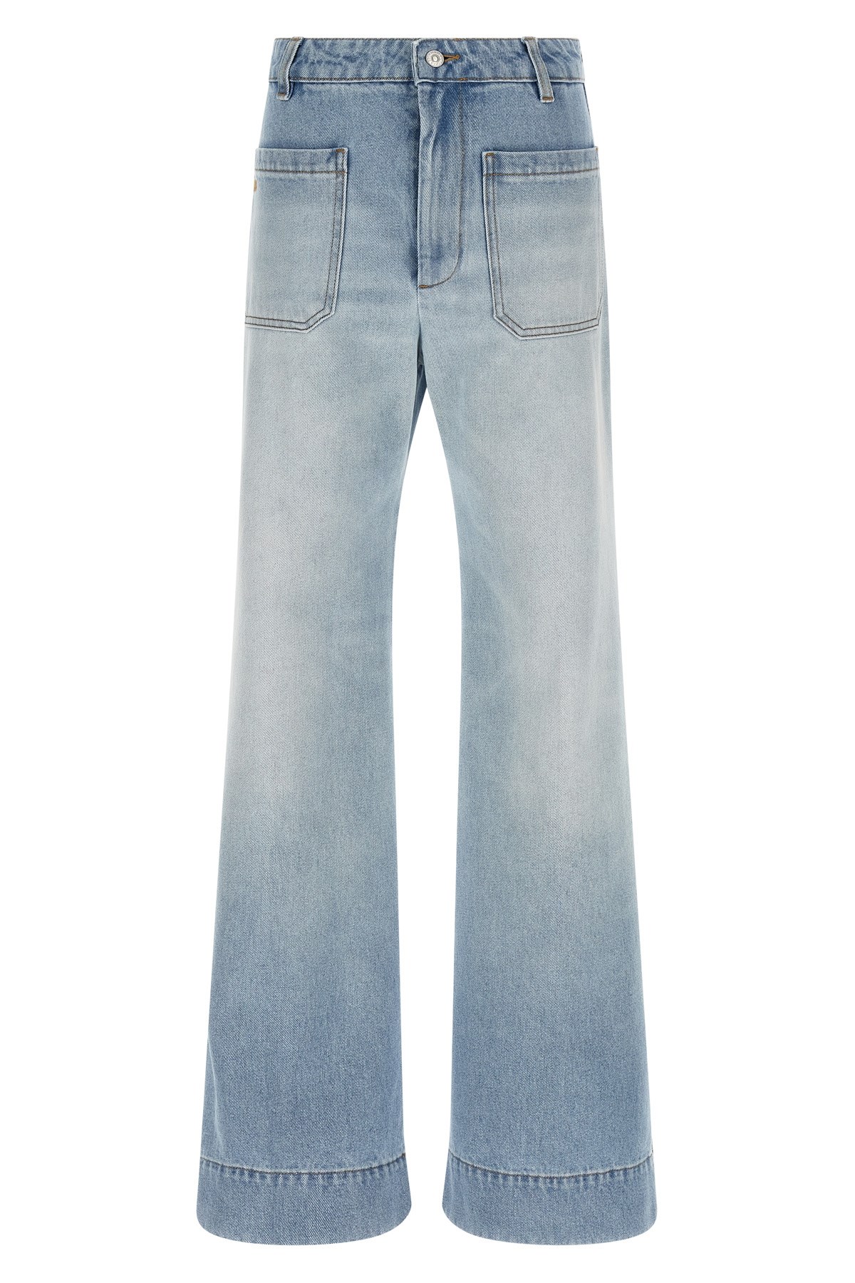 Victoria Beckham Alina High-rise Flared Jeans In Blue