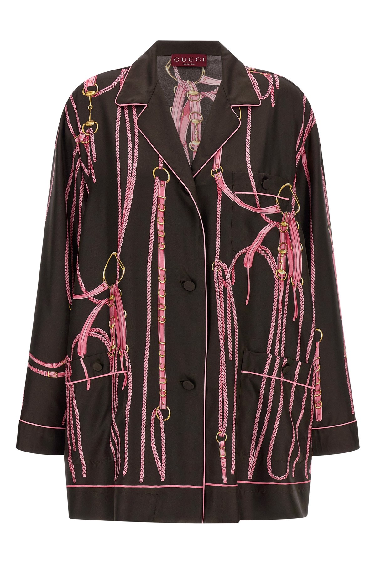 Gucci Pajama Shirt In Multi