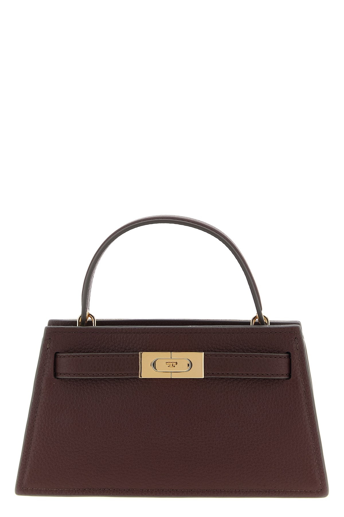 Tory Burch 'lee Radziwill Pebble Mini' Crossbody Bag In Burgundy