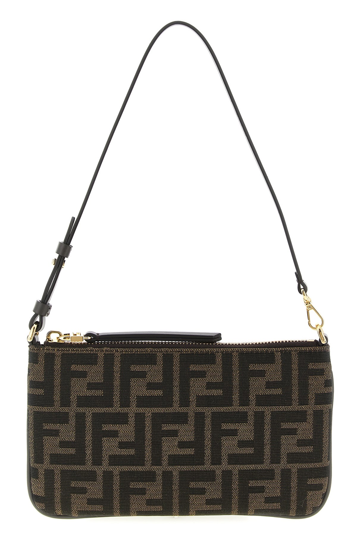 Fendi 'flat Baguette' Flat Pouch In Brown
