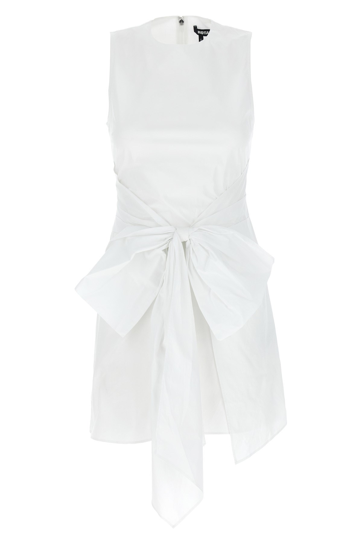Rotate Birger Christensen Bow Mini Dress In White