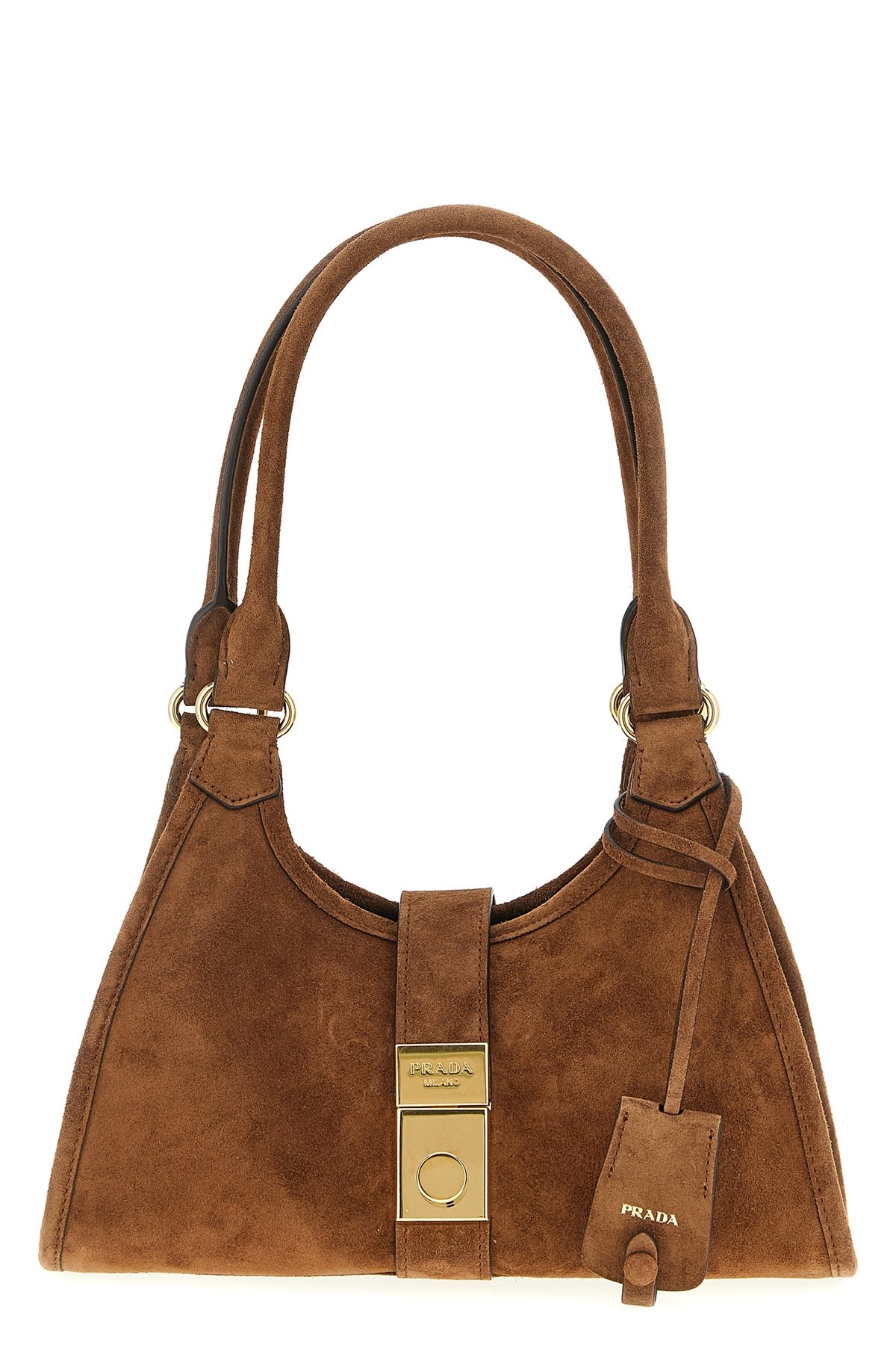 Small Suede Shopping Bag