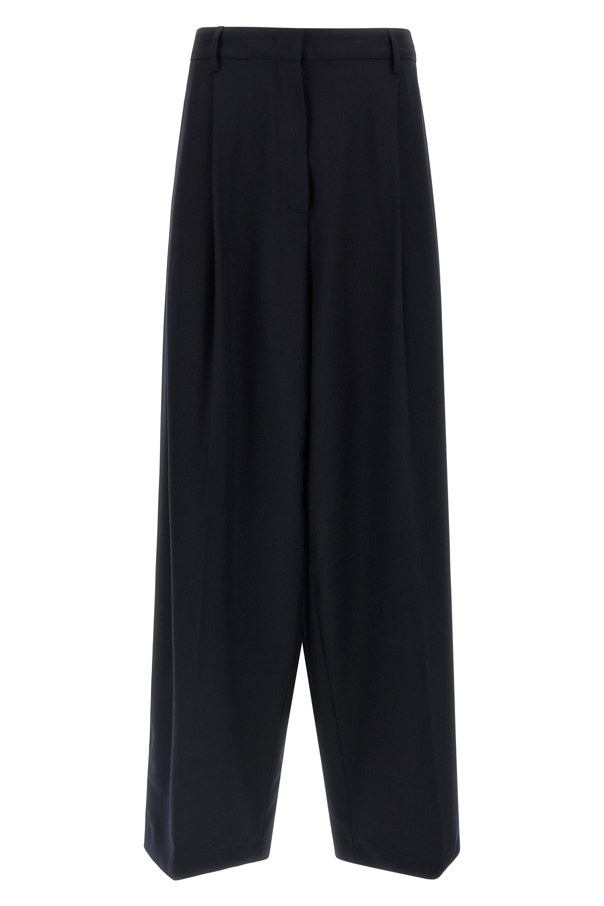 Fabiana Filippi Wide Range Of Trousers In Black
