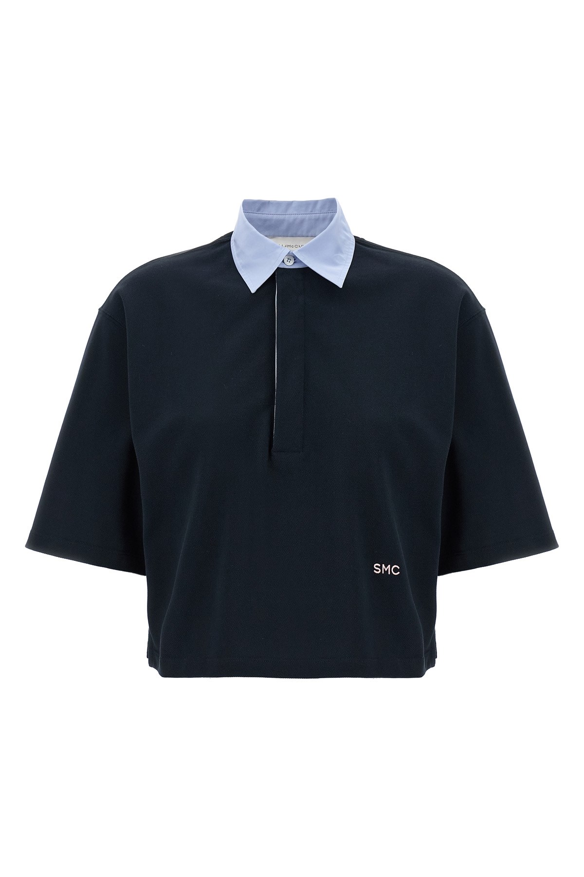 Cropped Piquet Polo