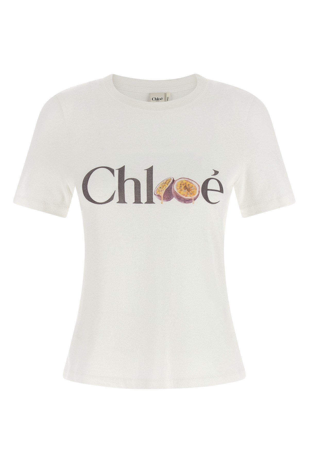 Chloé Printed T-shirt In White