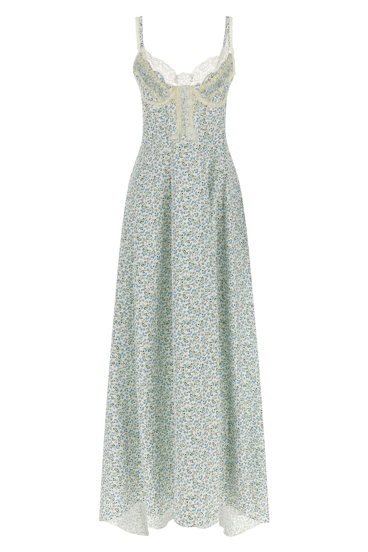 lace dress gloves Lace Maxi Dress with Gloves – Marssiana main image 0