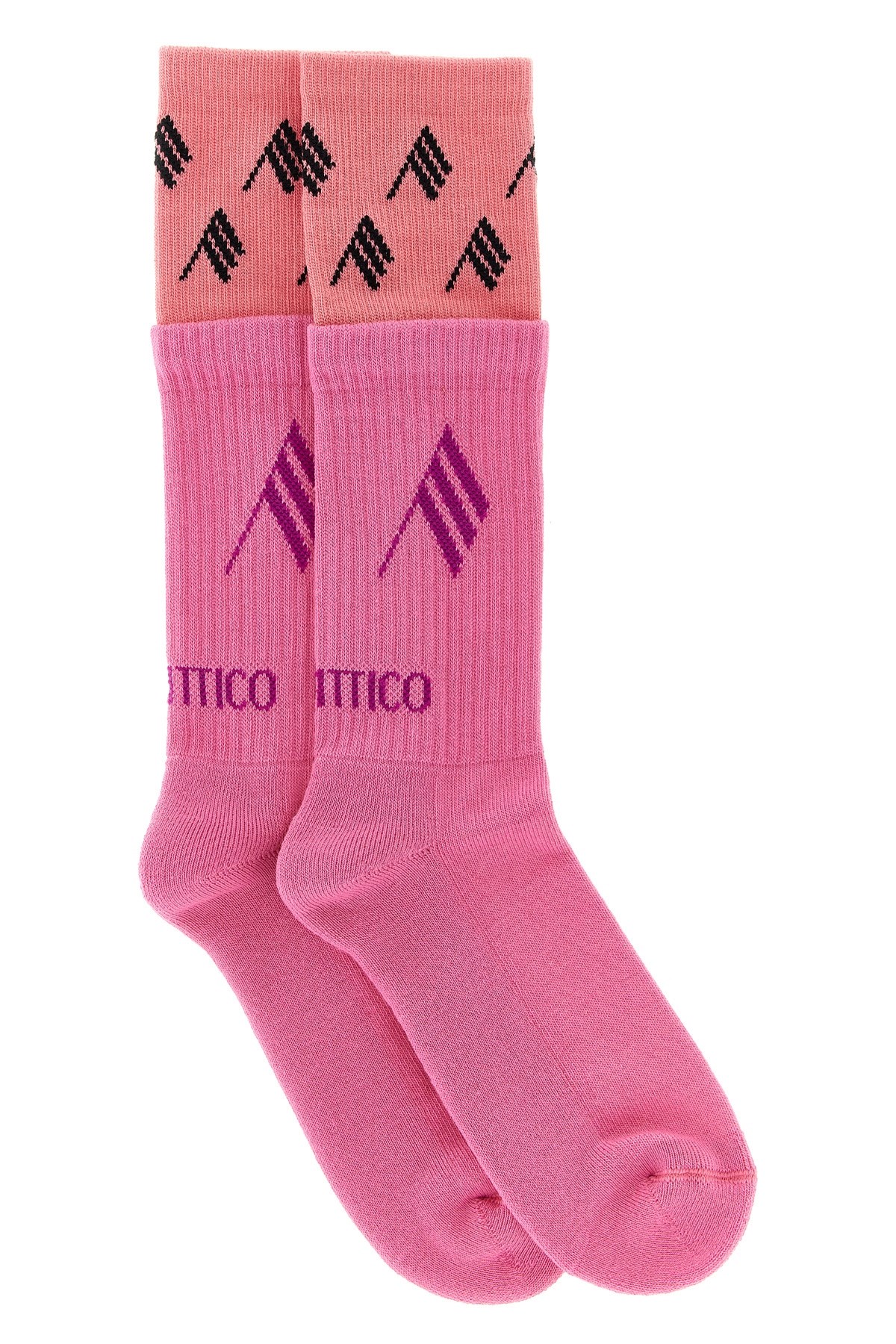 Double Layer Logo Socks - Size S-M