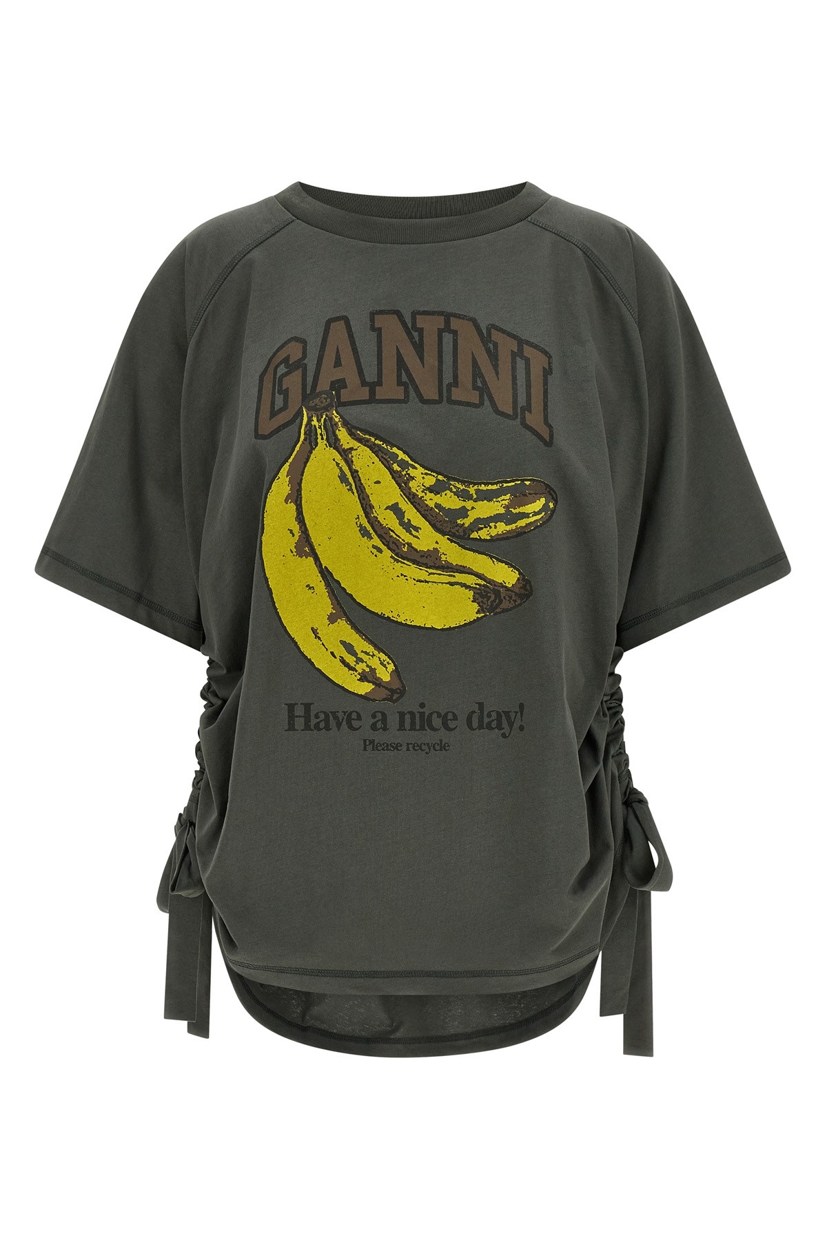 GANNI T-Shirt "Grey Banana"　GANNI Tシャツ「グレーバナナ」 GANNI