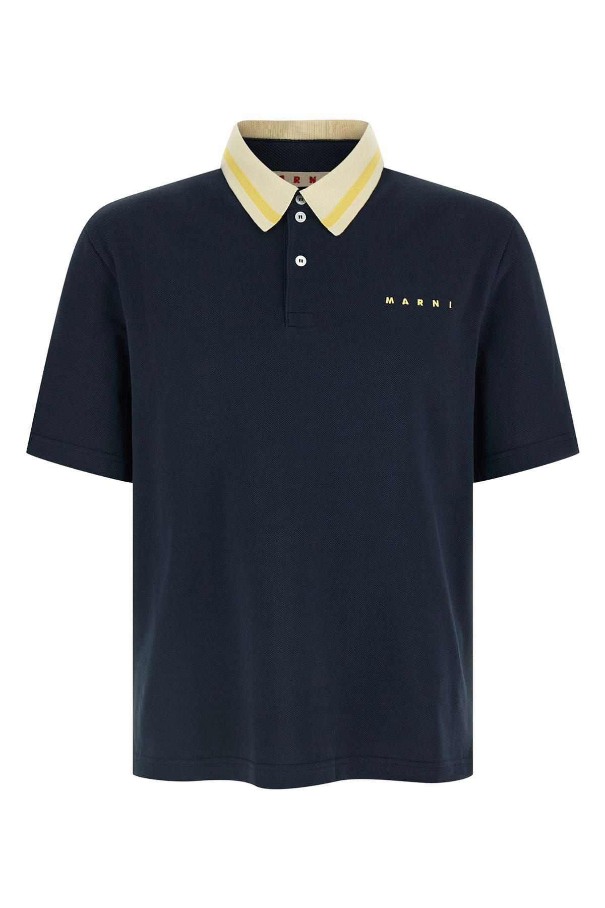 Piqué Cotton Polo Shirt - Size 48 IT