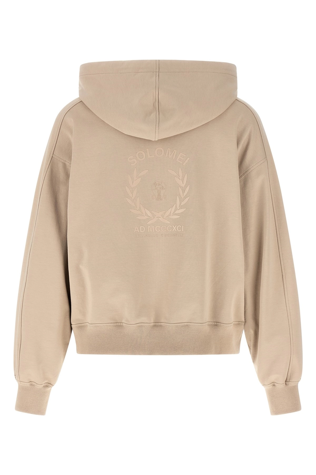 Brunello cucinelli 'solomei ad mcccxci' hoodie available on julian