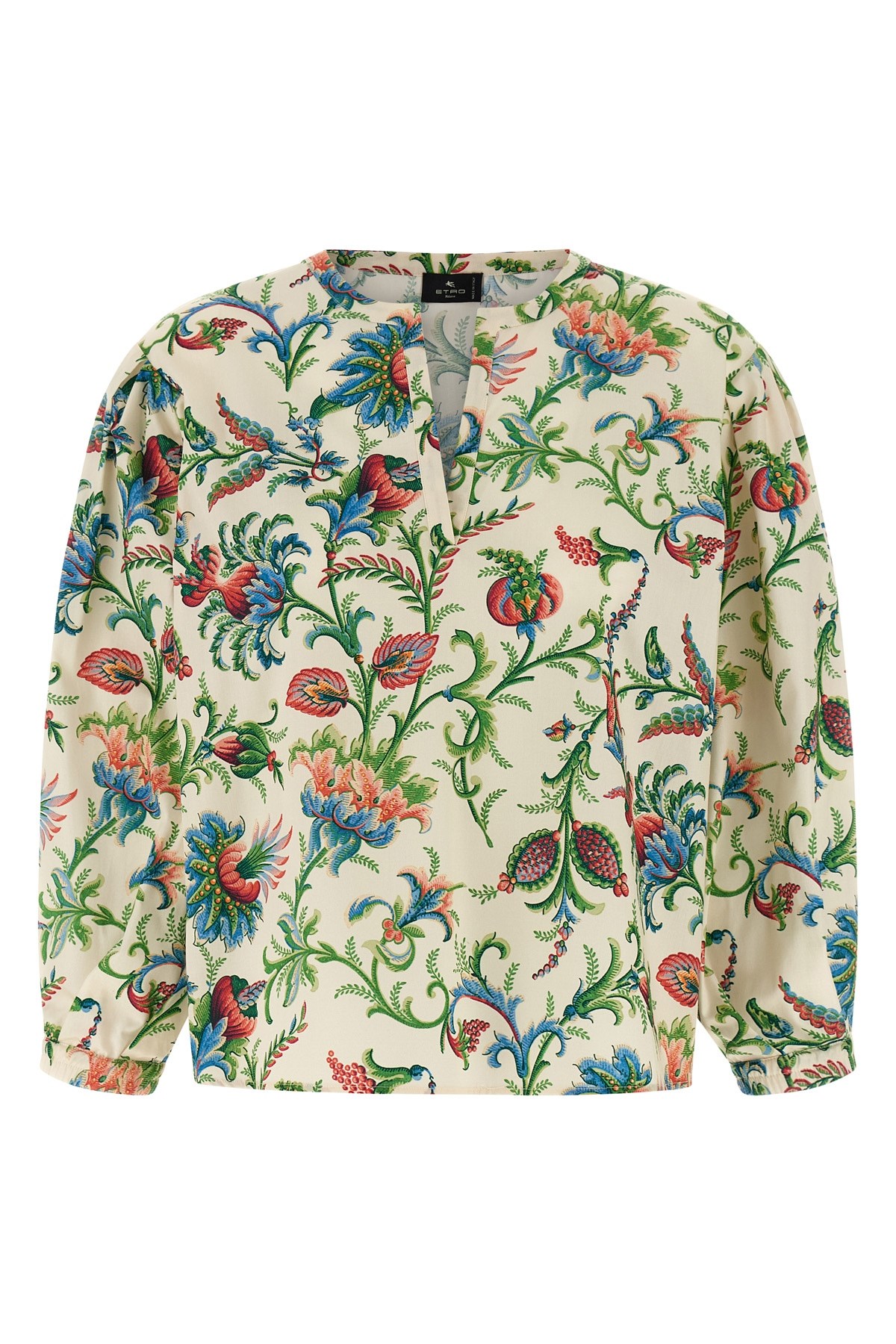 ETRO Bluse Aus Baumwolle Mit Blumenmuster　ETRO 花柄コットン製ブラウス ETRO