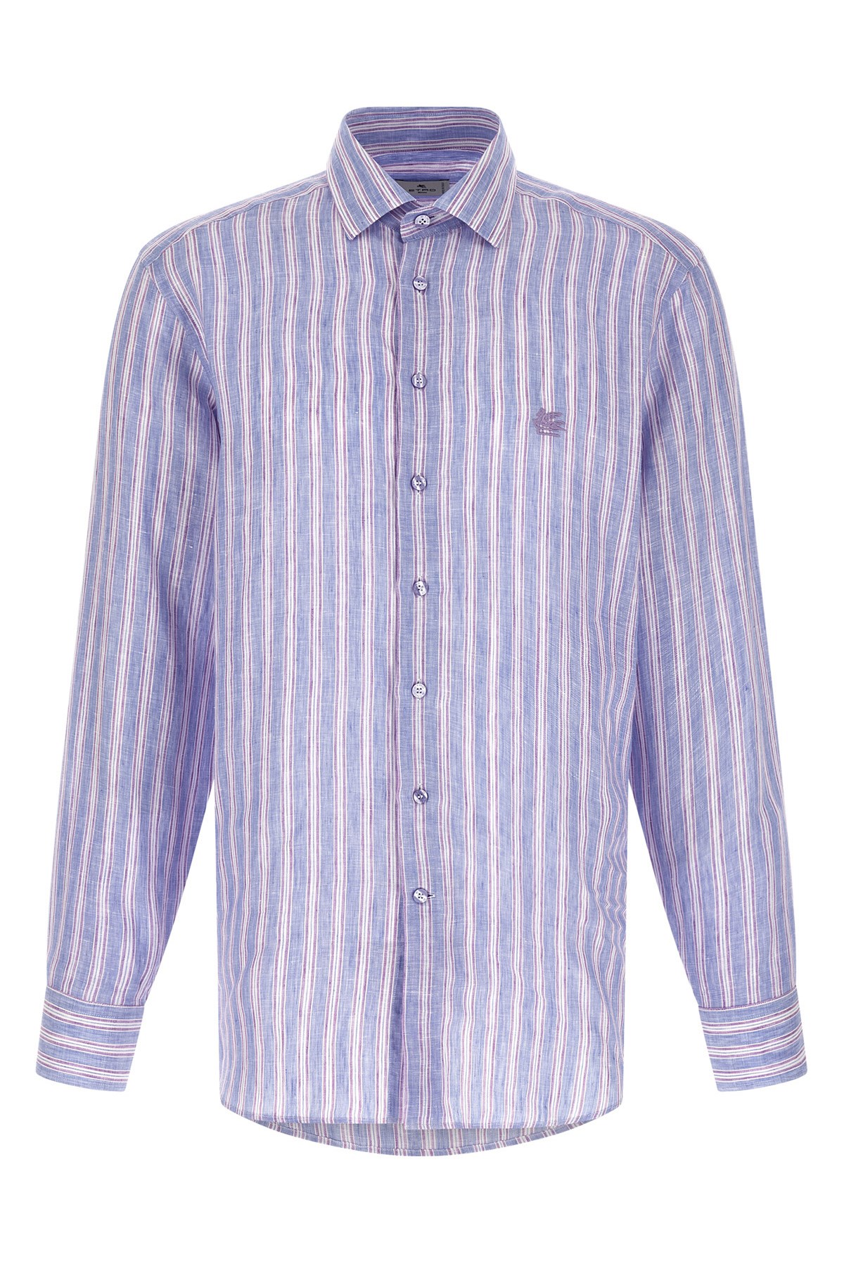 ETRO Gestreiftes Leinenhemd　ETRO ストライプリネンシャツ ETRO