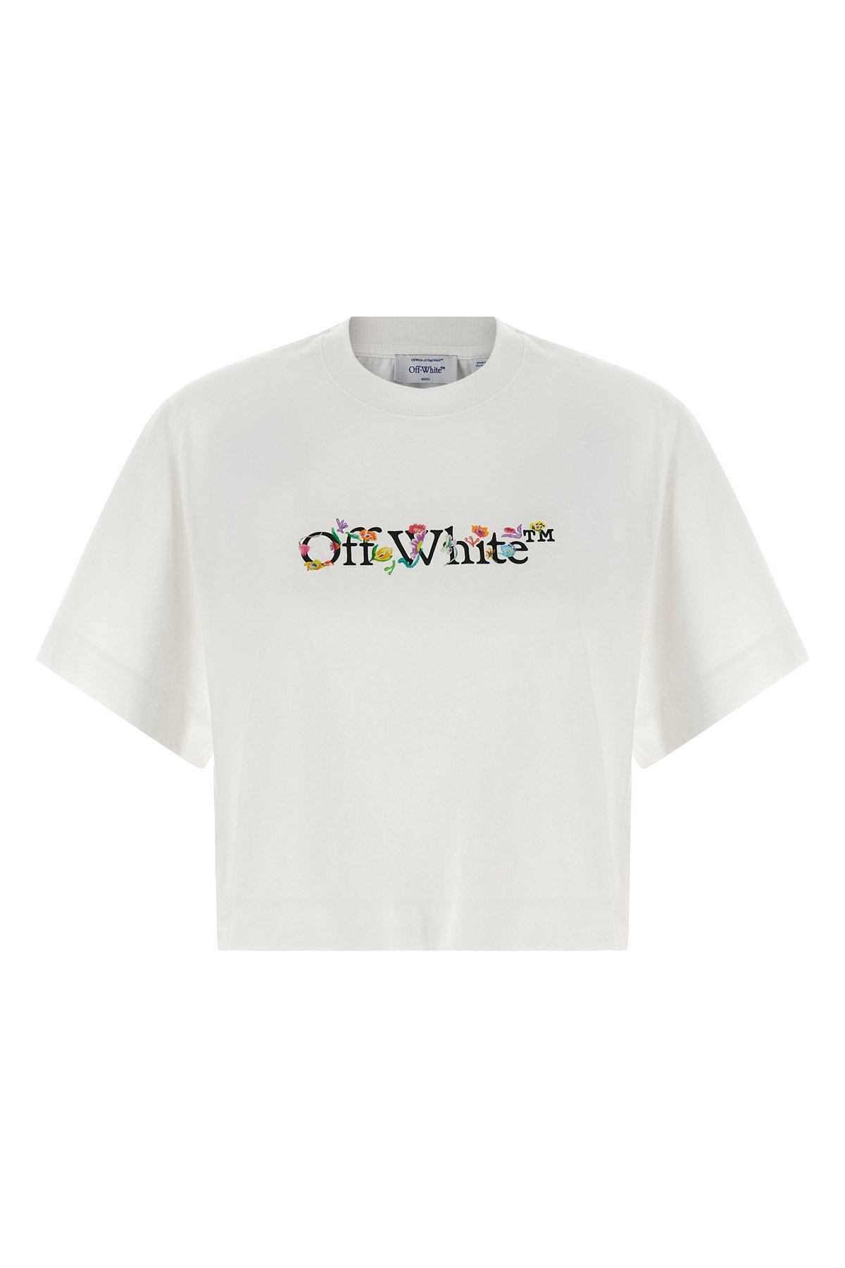 Off-White OFF-WHITE T-Shirt "Bookish Glowing Flower"　OFF-WHITE Tシャツ「Bookish Glowing Flower」