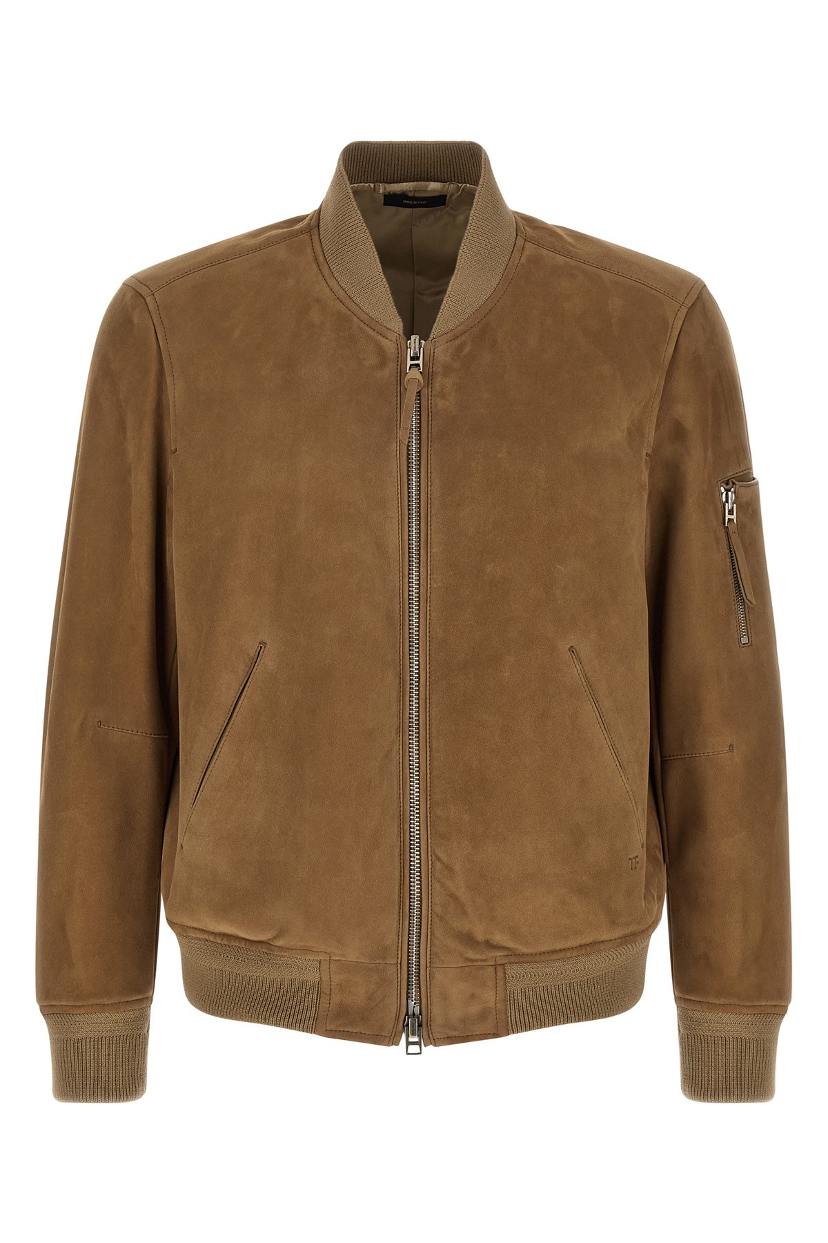 Suede Bomber Jacket - Size 50 IT